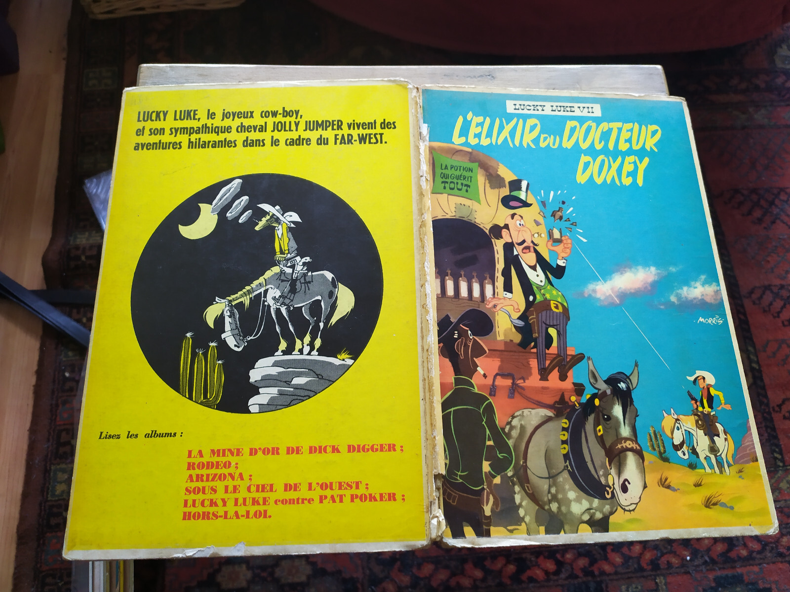 Lucky Luke l'elixir du Docteur Doxey EO cartonnée