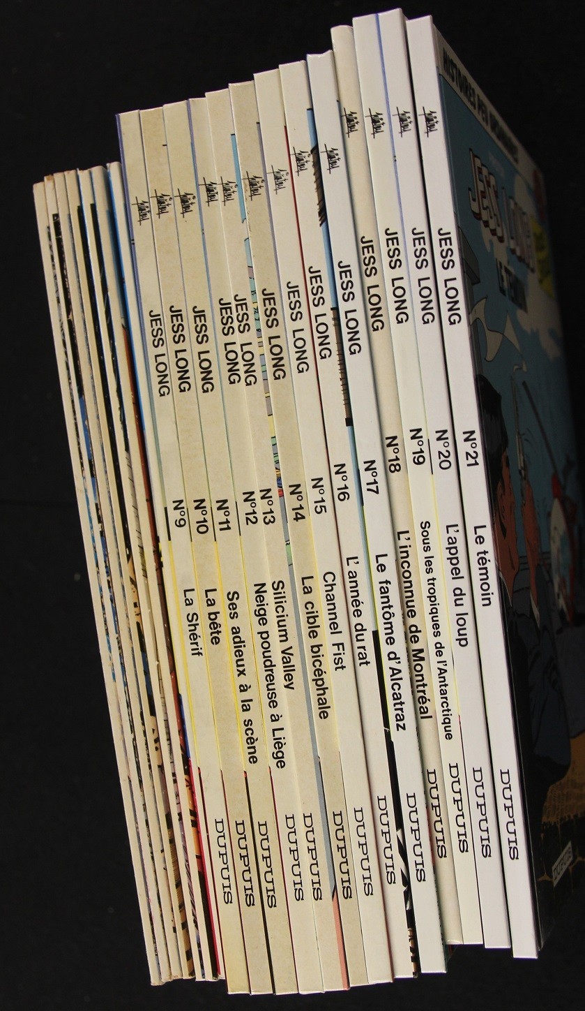PIROTON TILLIEUX  JESS LONG Intégrale 21 volumes EOs Dupuis 1976-1996 TTB