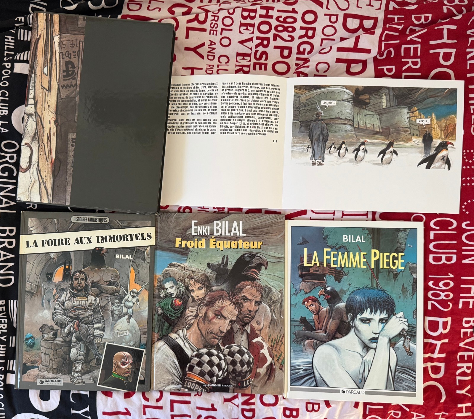 BILAL - NIKOPOL 3 TOMES EO 1 2 ET 3 + COFFRET  + SUPPLEMENT + JOURNAL - TBE