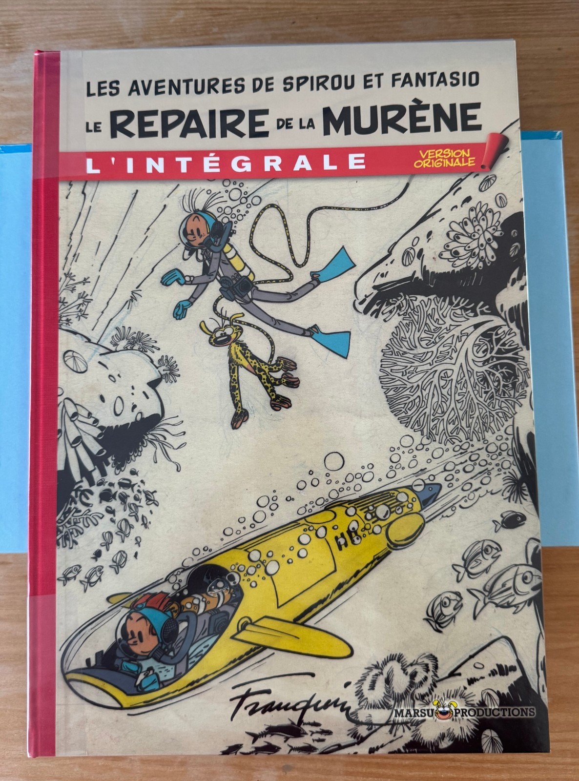 BD FRANQUIN INTEGRALE VO TT TIRAGE DE TETE : LE REPAIRE DE LA MURENE EO NEUF