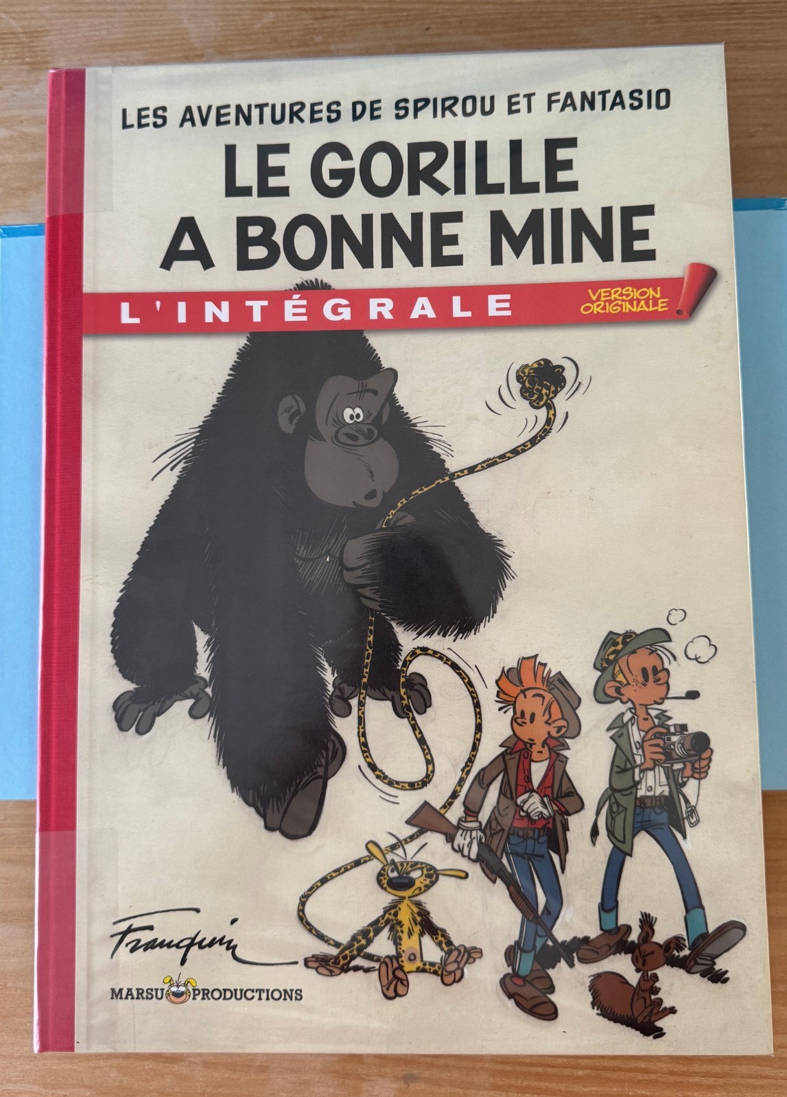 BD FRANQUIN INTEGRALE VO TT TIRAGE DE TETE : LE GORILLE A BONNE MINE EO NEUF