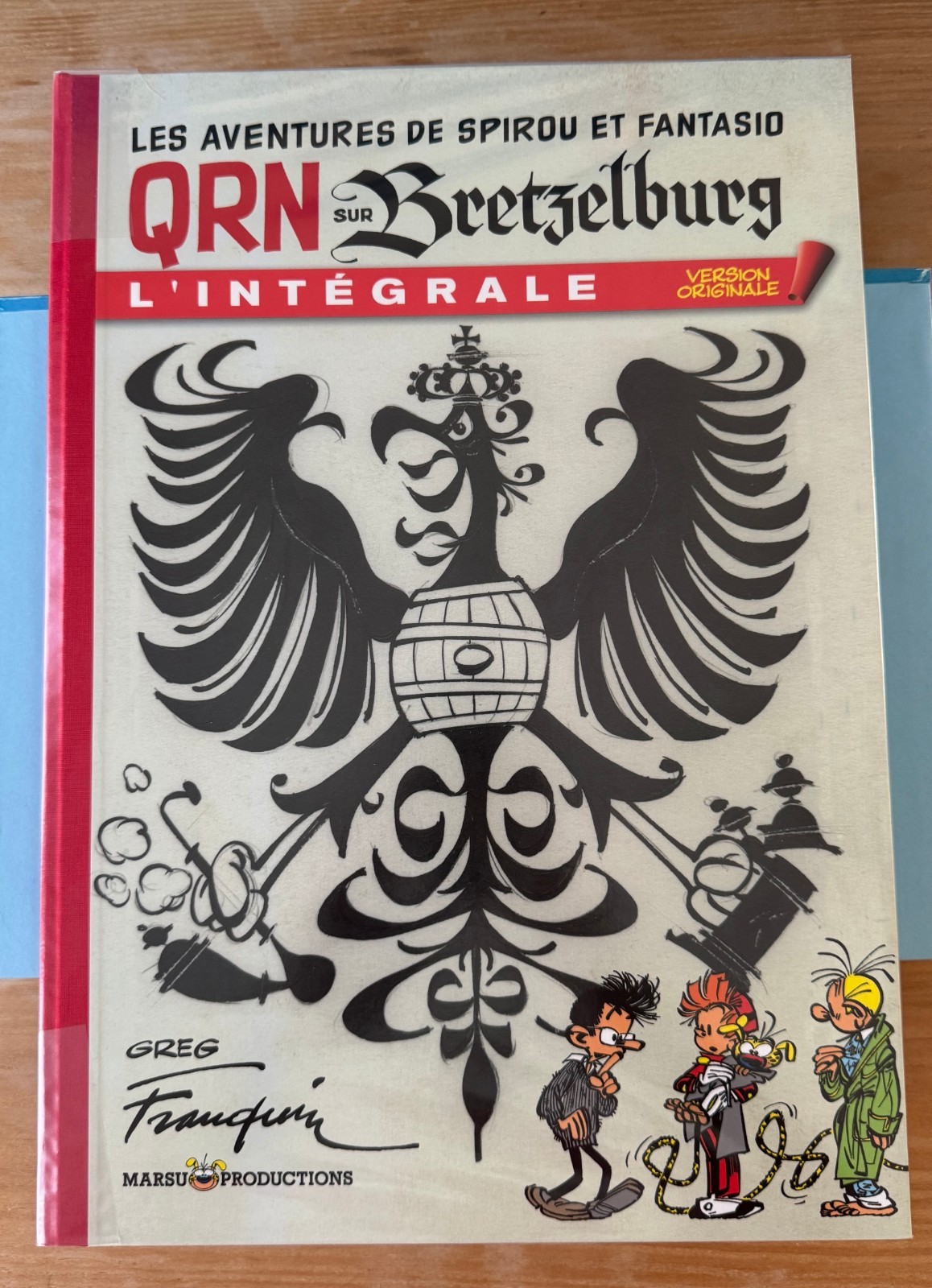 BD FRANQUIN INTEGRALE VO TT TIRAGE DE TETE : QRN SUR BRETZELBURG EO NEUF