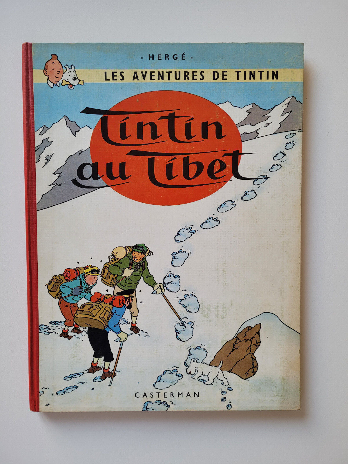 Superbe EO Tintin au Tibet - Hergé - 4ème plat B29 - EO belge 1960 - TBE