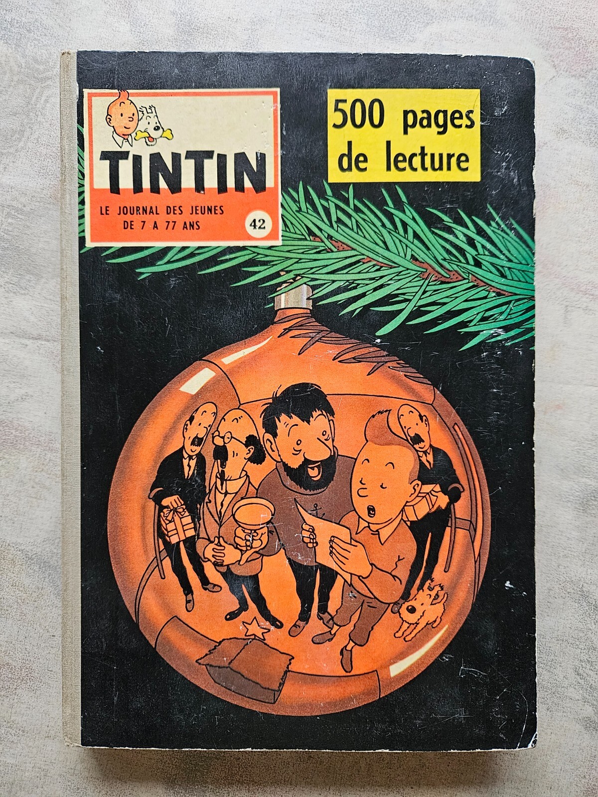 ÉO 1959 n.°42 Recueil Hergé Jacques Martin Album du Journal Tintin n.°574-585