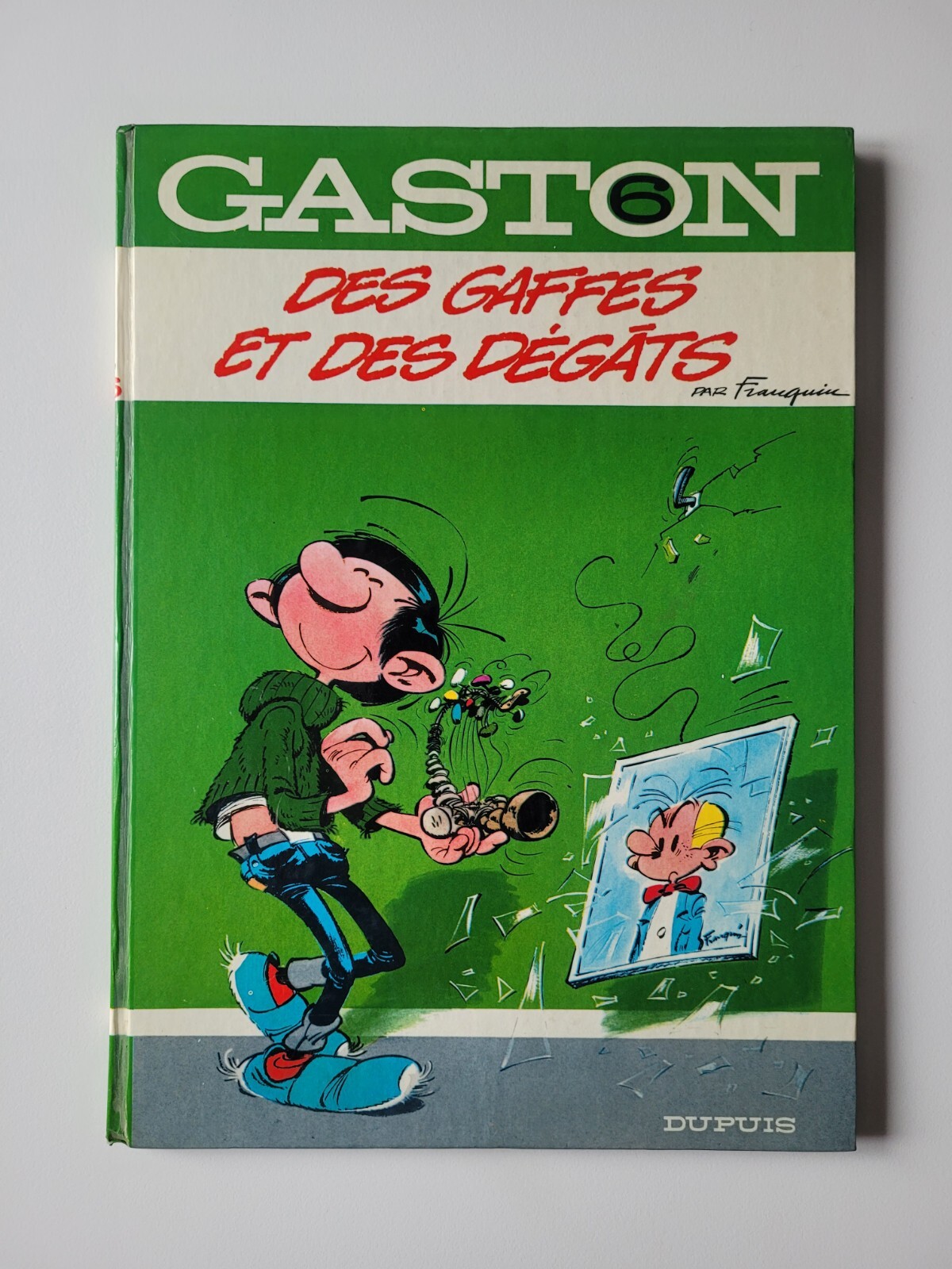 Superbe Gaston Lagaffe - Tome 6 - Des gaffes et des dégâts - Franquin - EO  TTBE