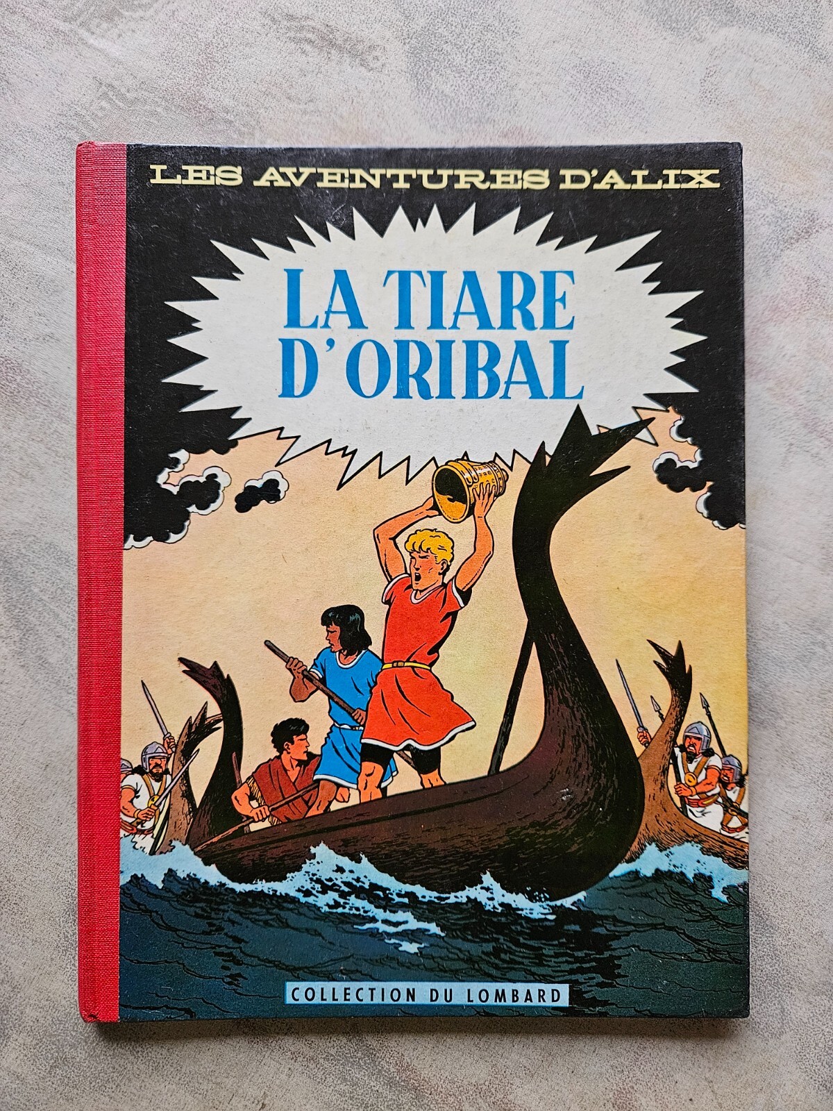 ÉO58 Dos toilé Point Tintin OK Série Alix n.°4 Jacques Martin La tiare d'Oribal