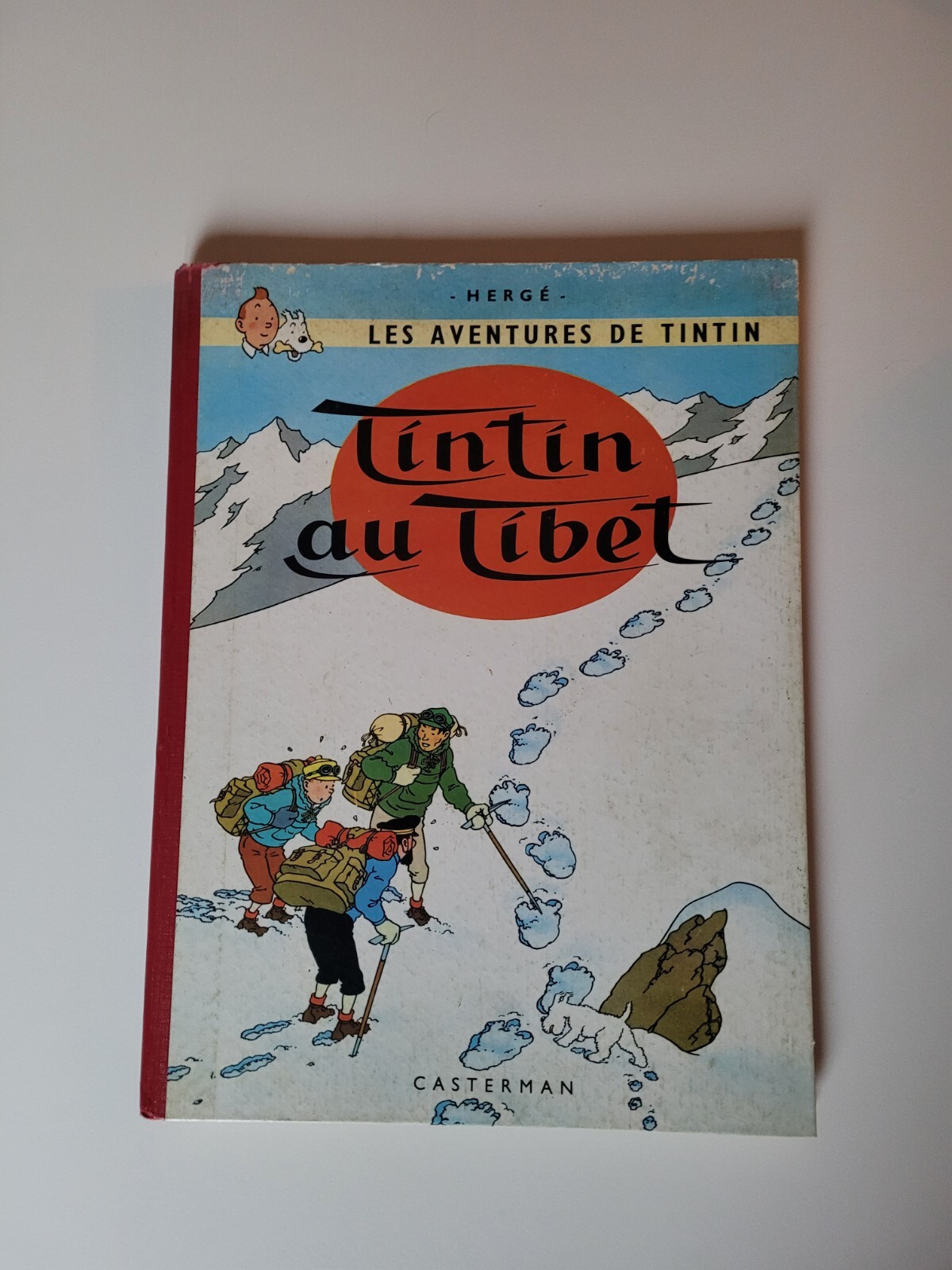Tintin au Tibet - Hergé - B29 - Superbe et rare EO française - TBE - Danel 3200