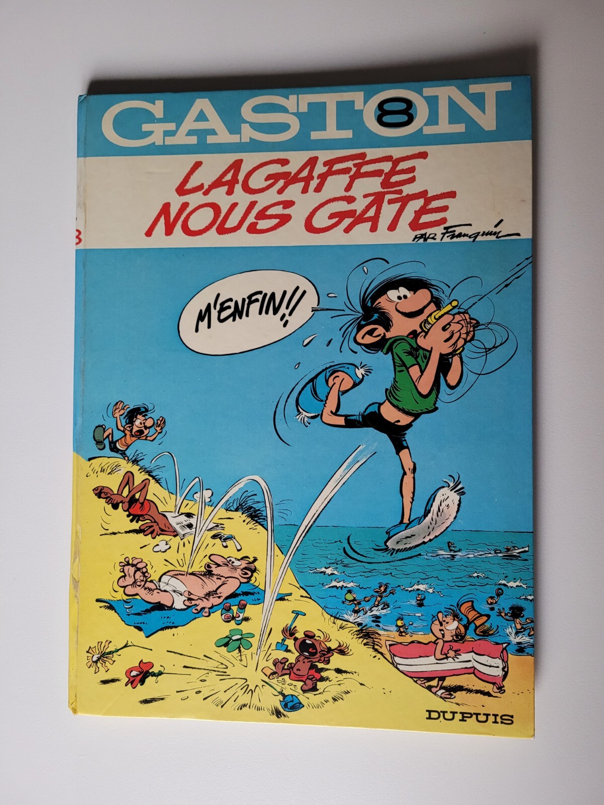 Superbe Gaston Lagaffe - Tome 8 - Lagaffe nous gâte - Franquin - EO  TTBE