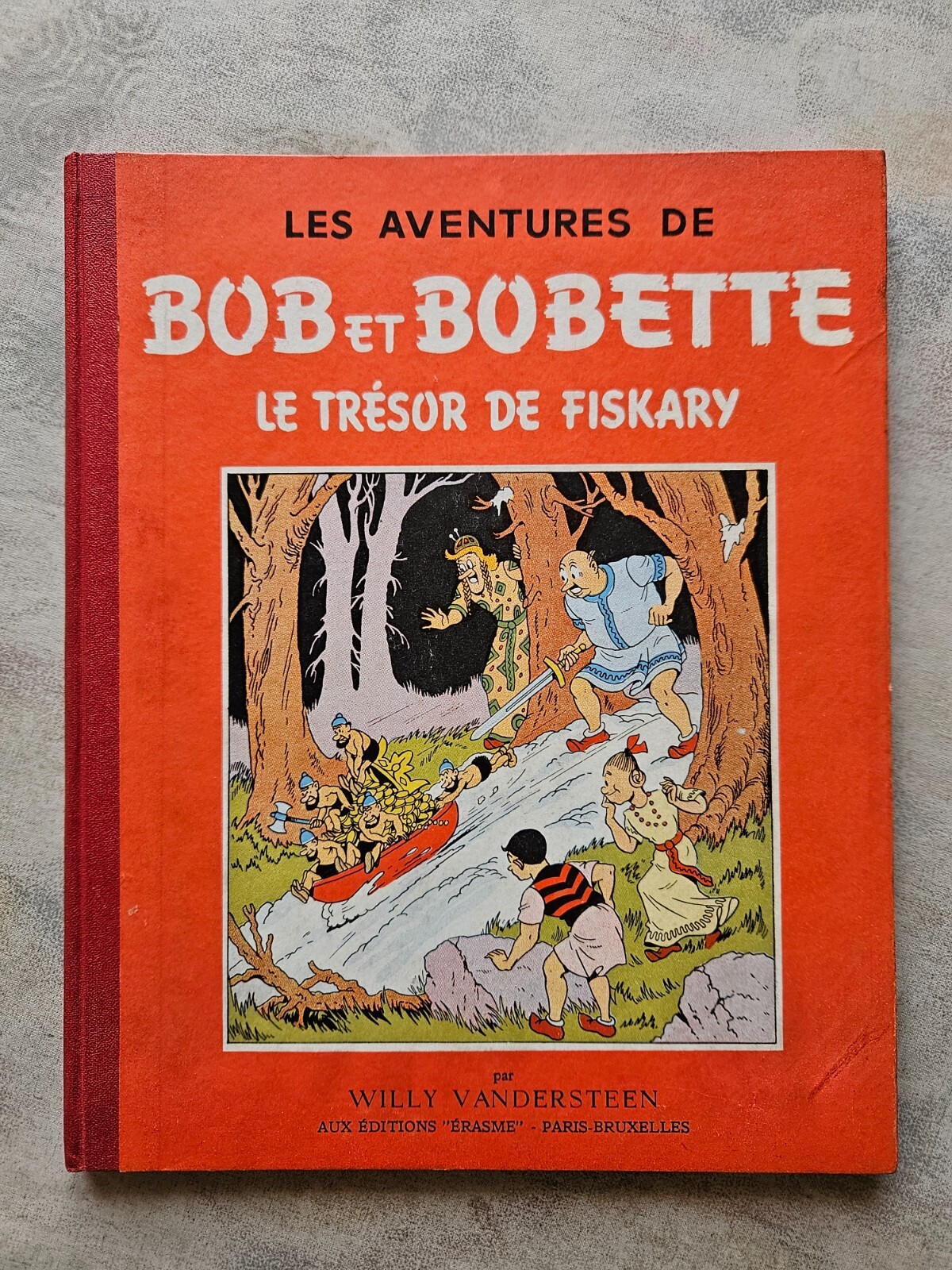 7' ÉO cartonnée 53 Couleurs Bob & Bobette Willy Vandersteen Le trésor de Fiskary