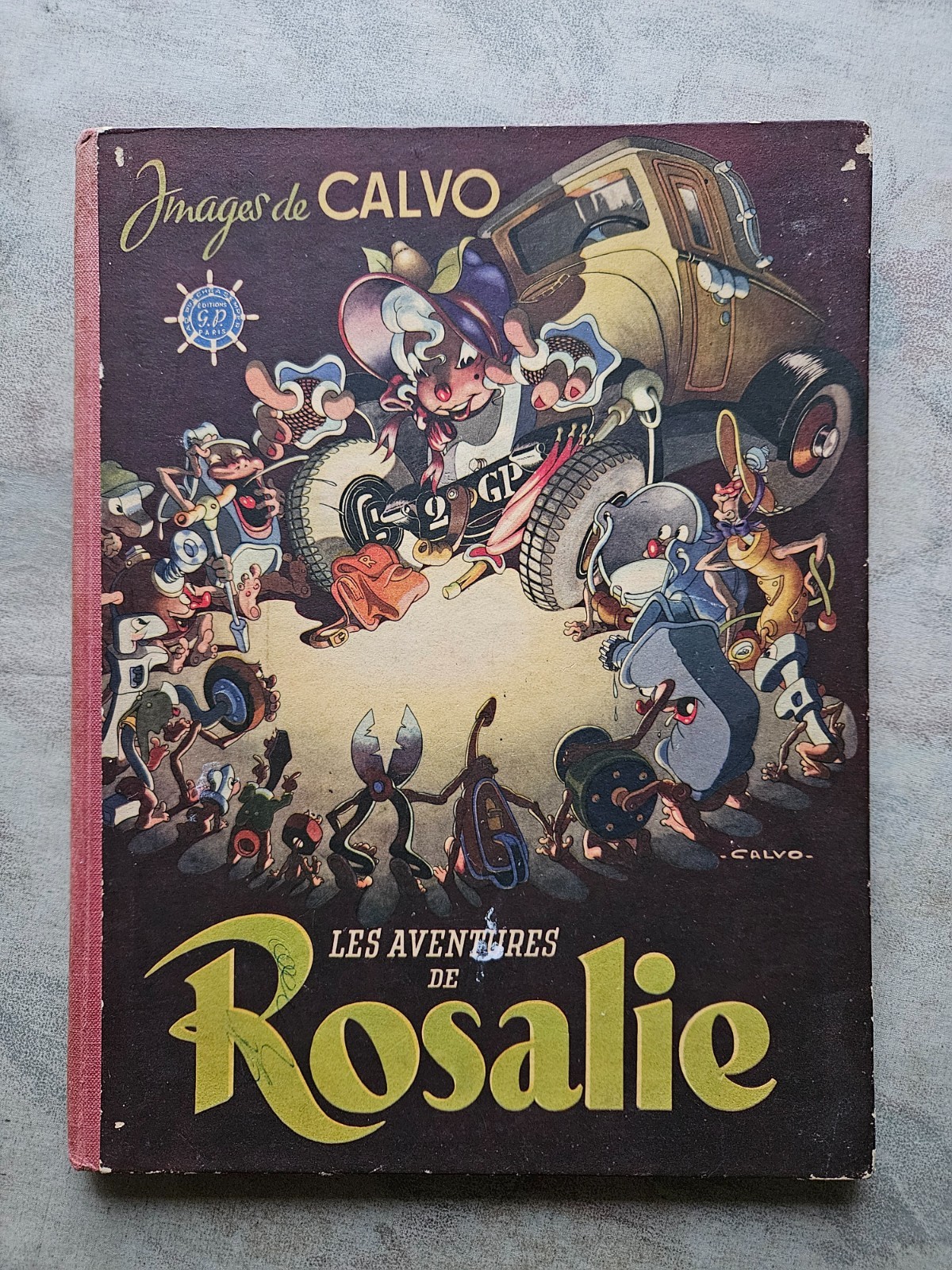 ÉO 1946 Voitures Automobiles Walt Disney Edmond Calvo Les aventures de Rosalie
