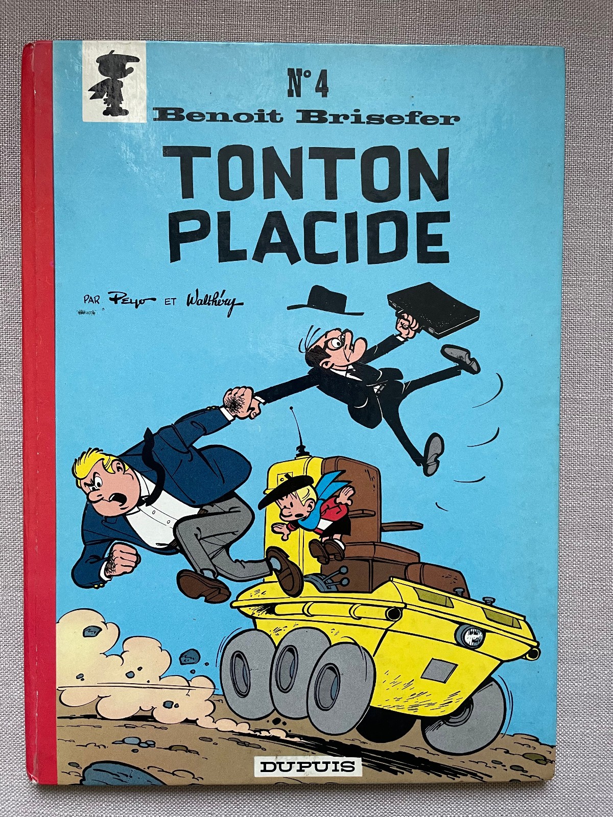 BENOIT BRISEFER 4 - Tonton Placide - EO TBE 1969 - Peyo