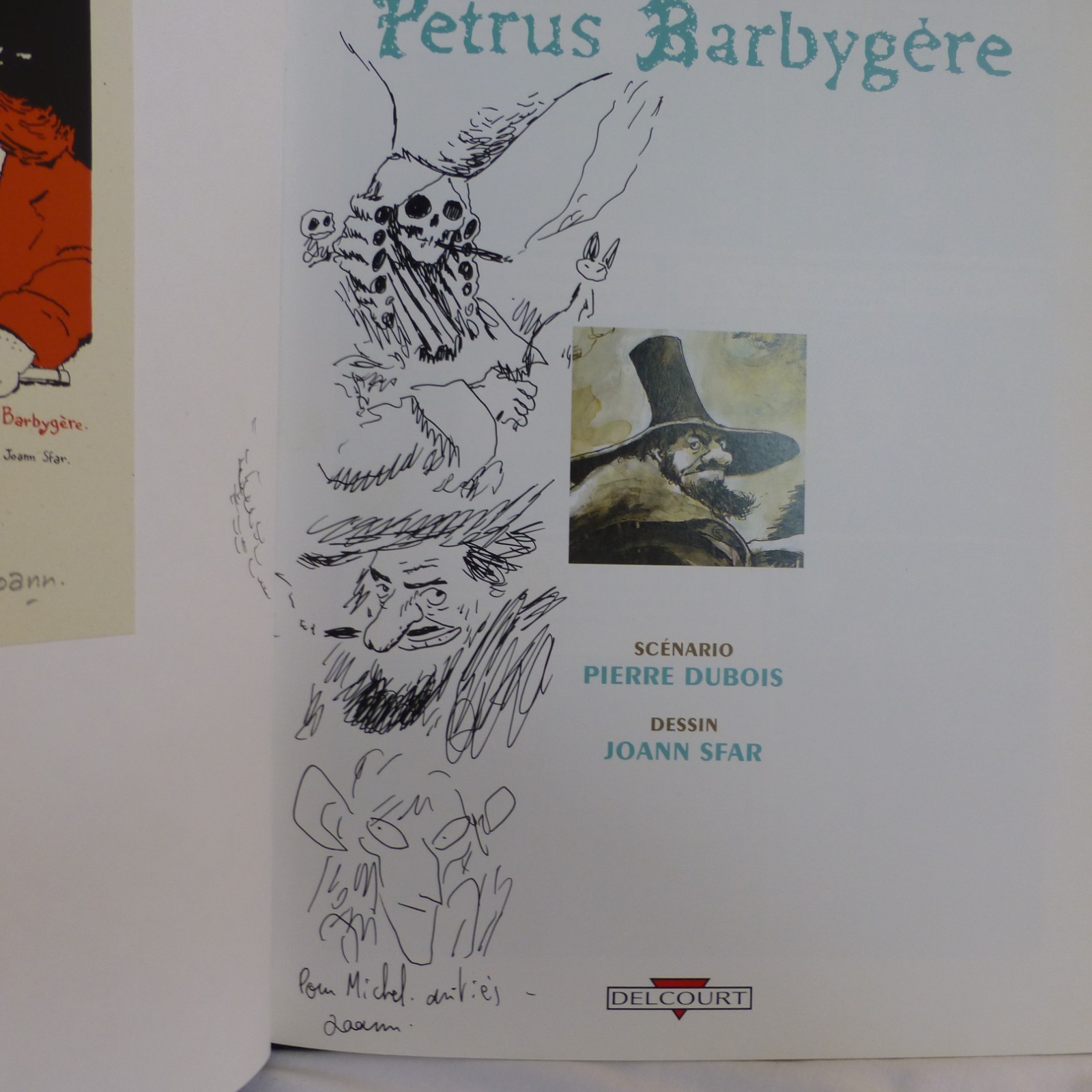 SFAR  PETRUS  BARBYGERE 1   EO  DEDICACE NEUF + ex libris N/S