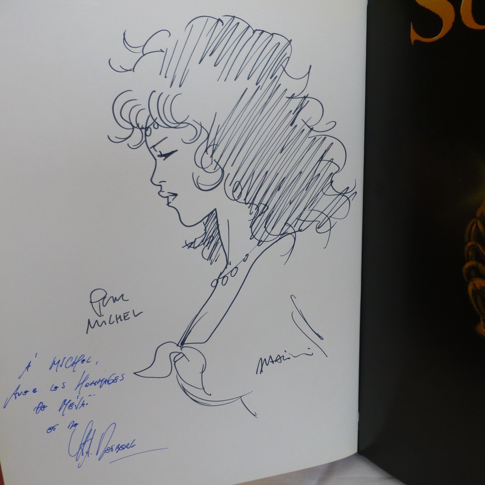 MARINI  LE SCORPION  2  EO DEDICACE  NEUF