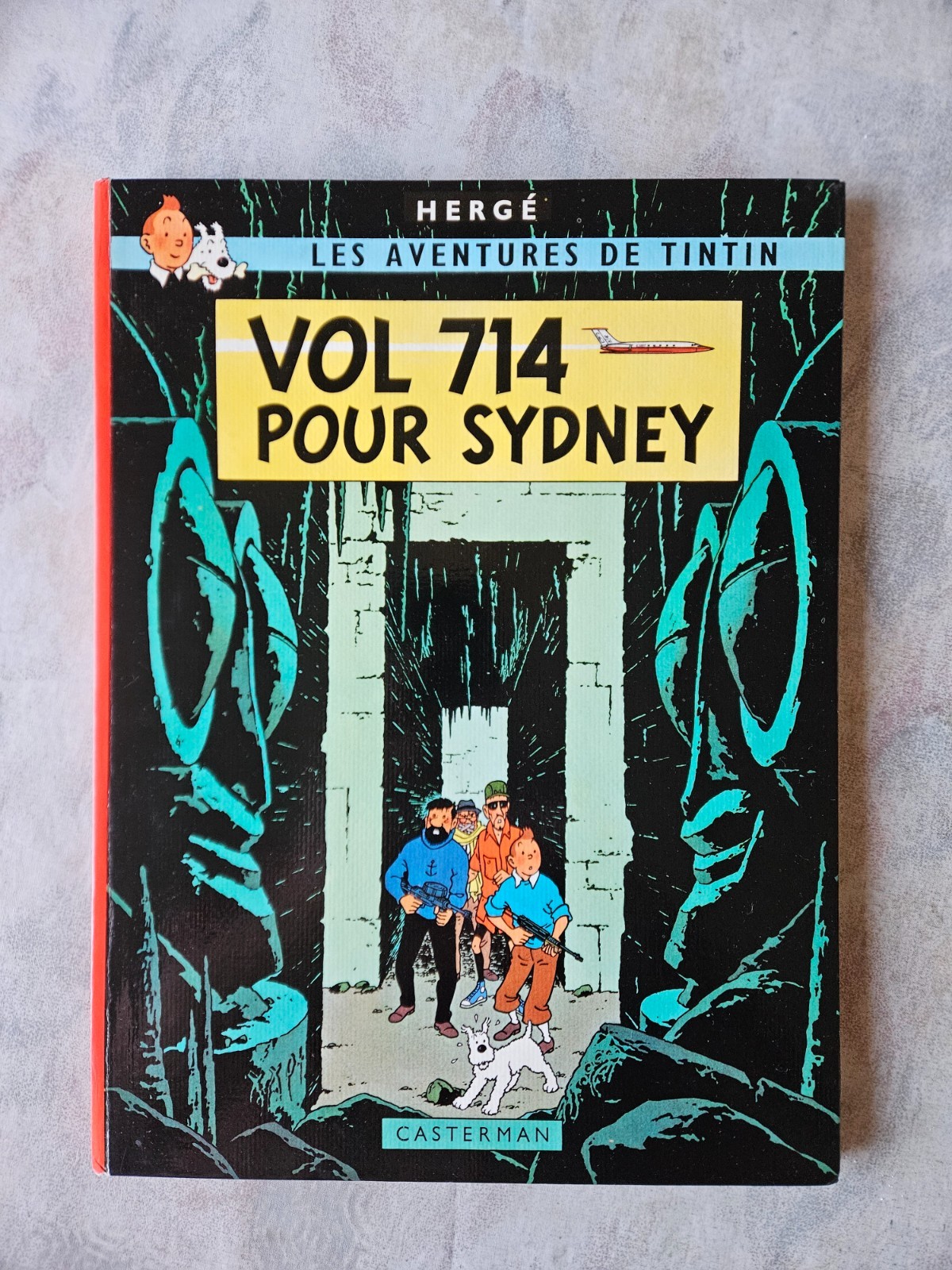 ÉO68 2ème Tirage Série Les aventures de Tintin n.°22' Hergé Vol 714 pour Sydney