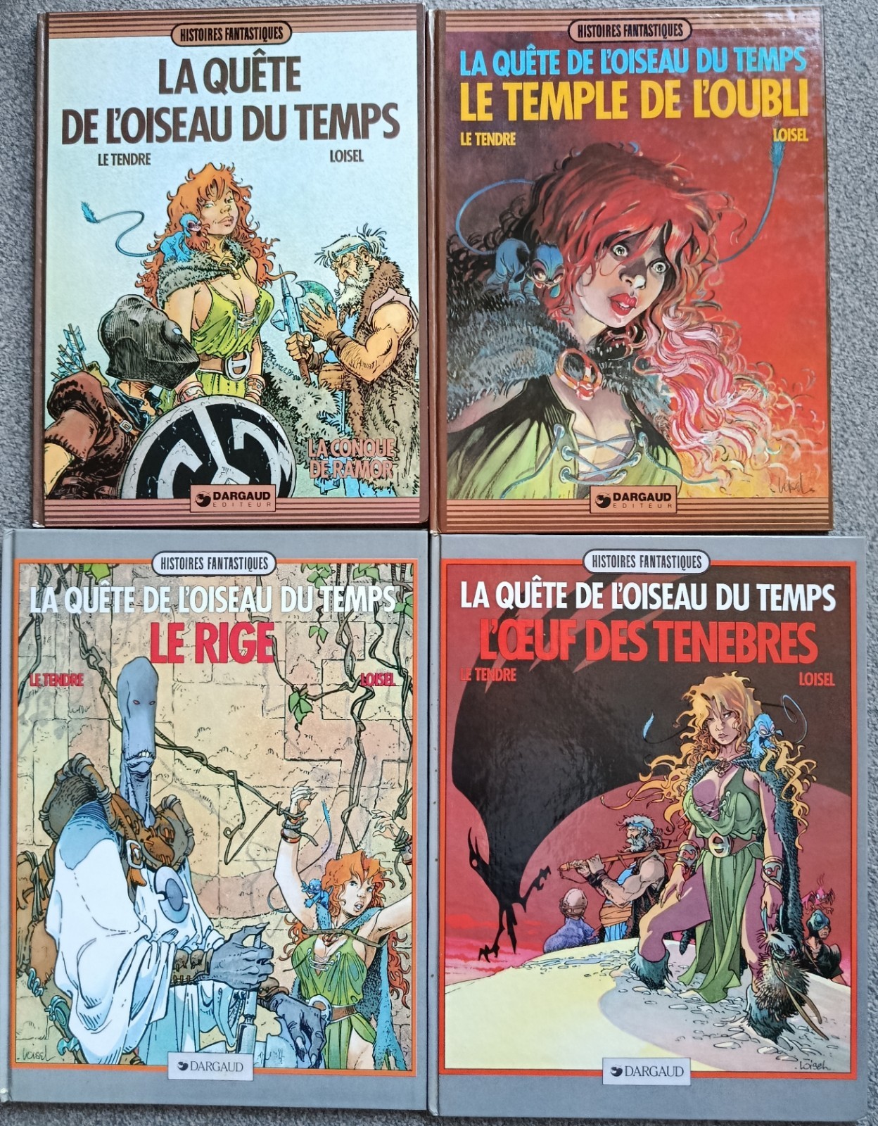 Loisel - integrale la quete de l'oiseau du temps - lot 4 BD EO