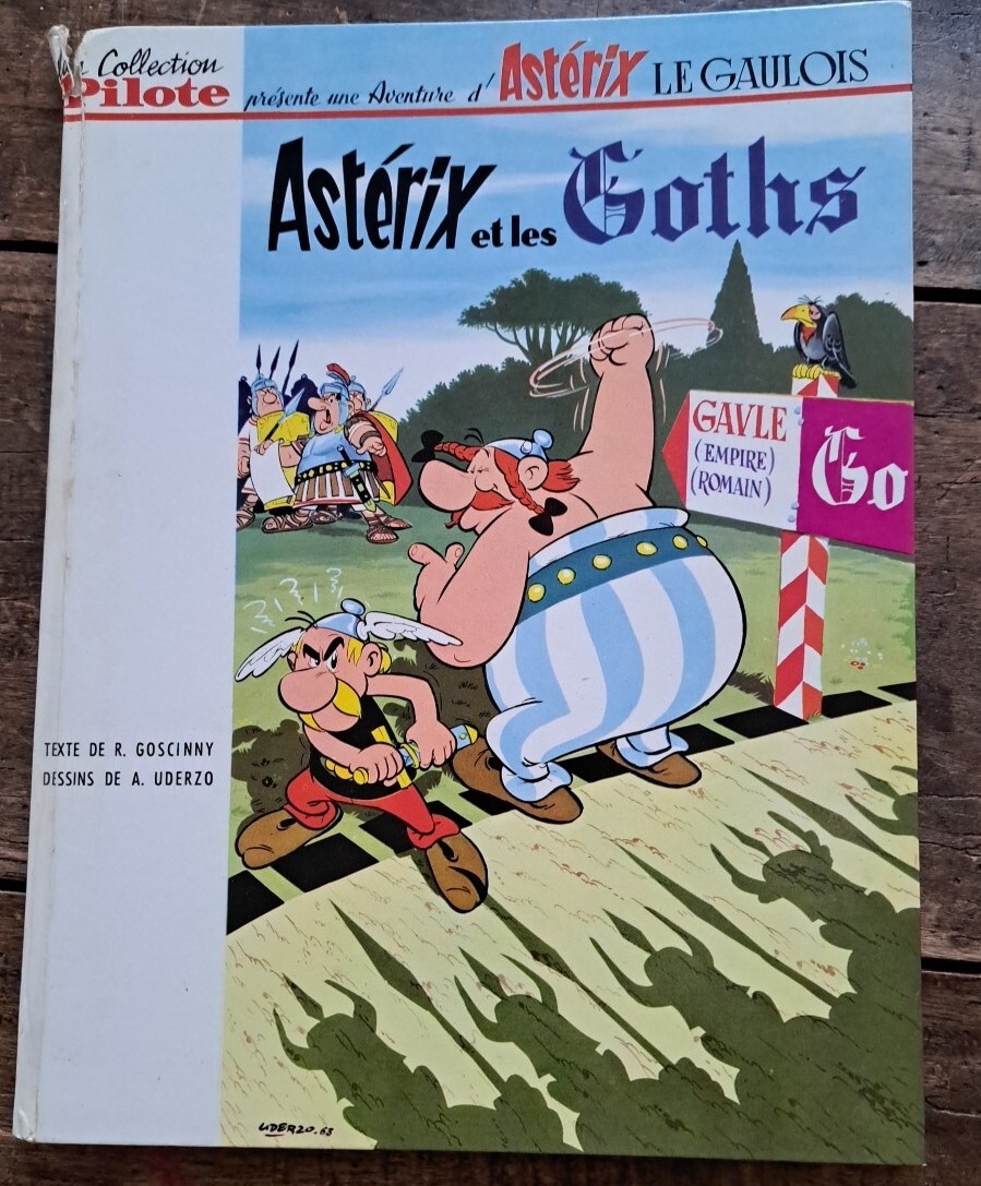 EO  PILOTE DARGAUD 3A 1963'' ASTERIX ET LES GOTHS, UDERZO GOSCINNY