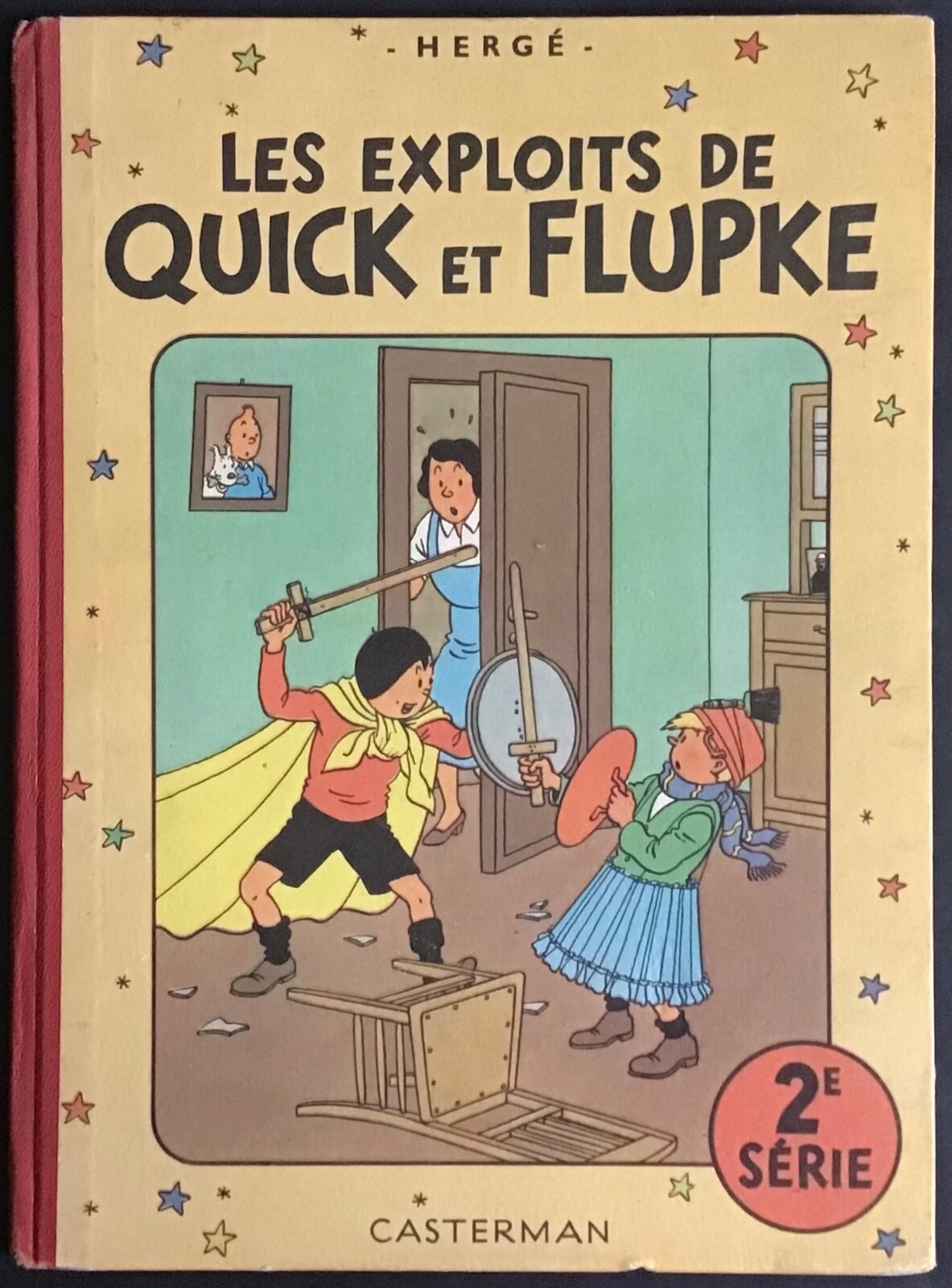QUICK ET FLUPKE 2ème série couleurs 4ème plat B2 EO 1949 Très bon état