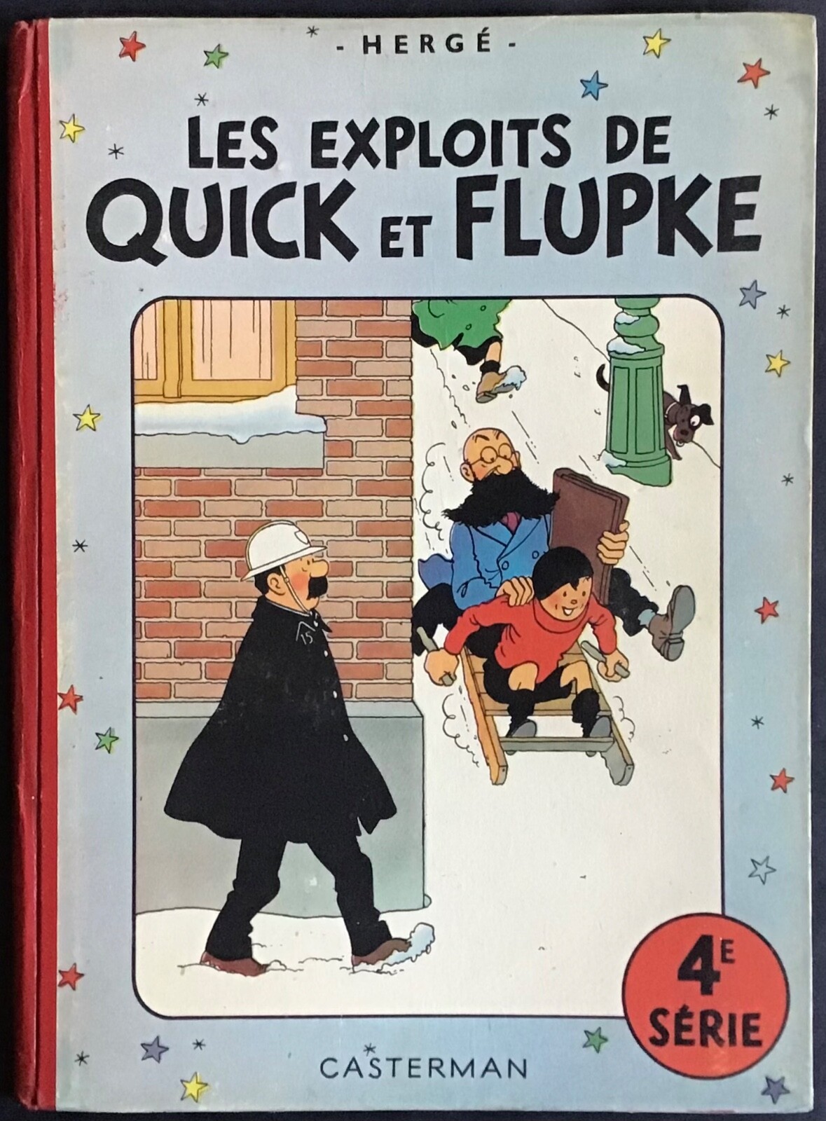 QUICK ET FLUPKE 4ème série couleurs 4ème plat B4 EO 1950 Très bon état