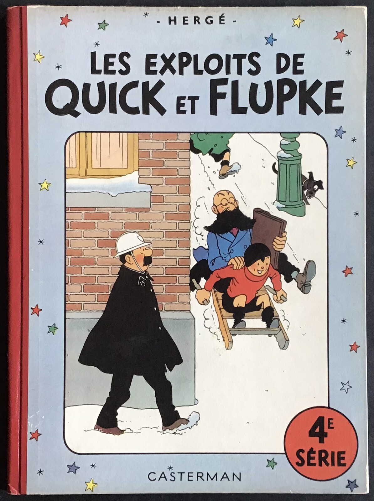 QUICK ET FLUPKE 4ème série couleurs 4ème plat B4 EO 1950 Très bon état