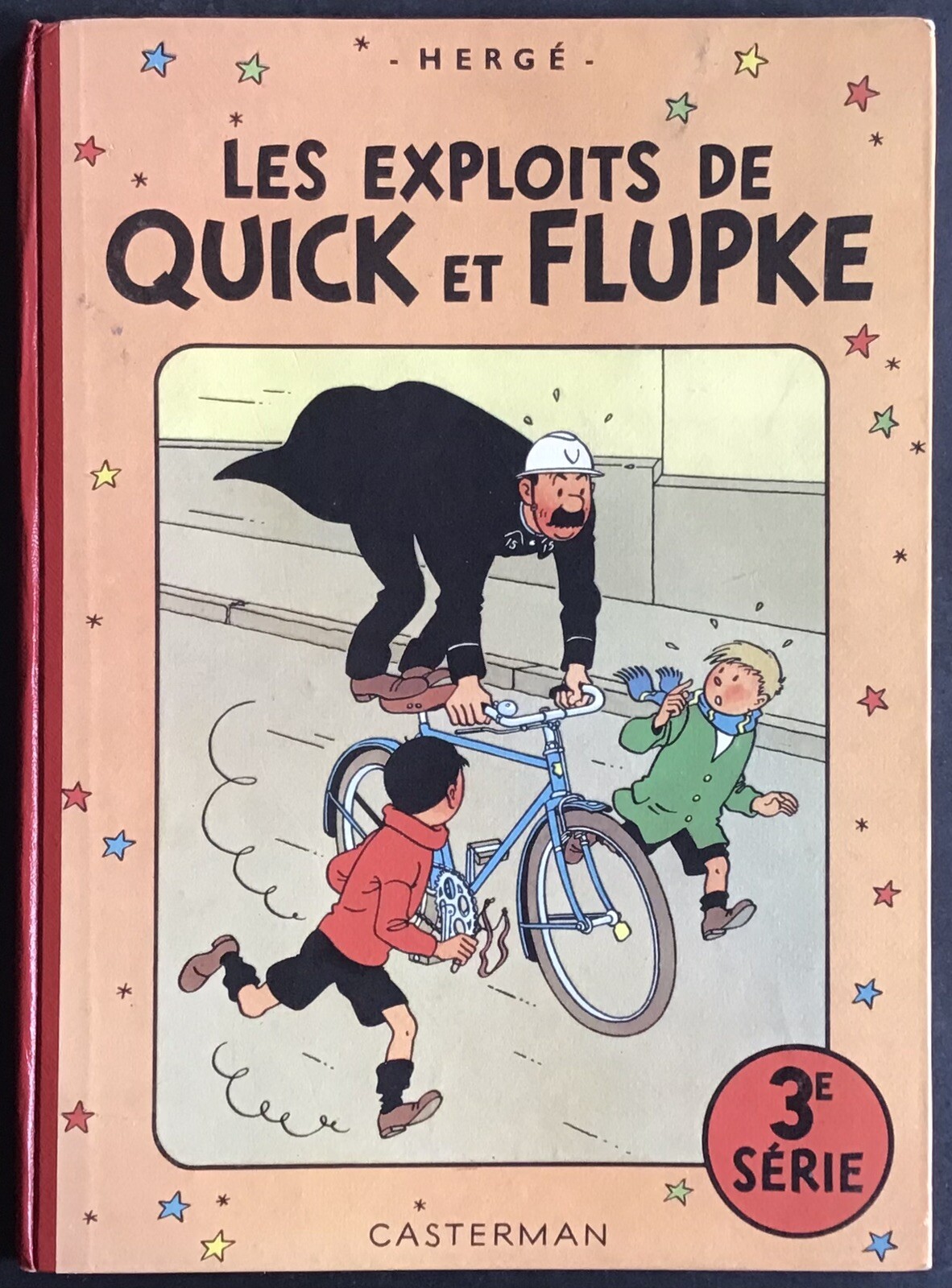 QUICK ET FLUPKE 3ème série couleurs 4ème plat B3 EO 1950 Très bon état