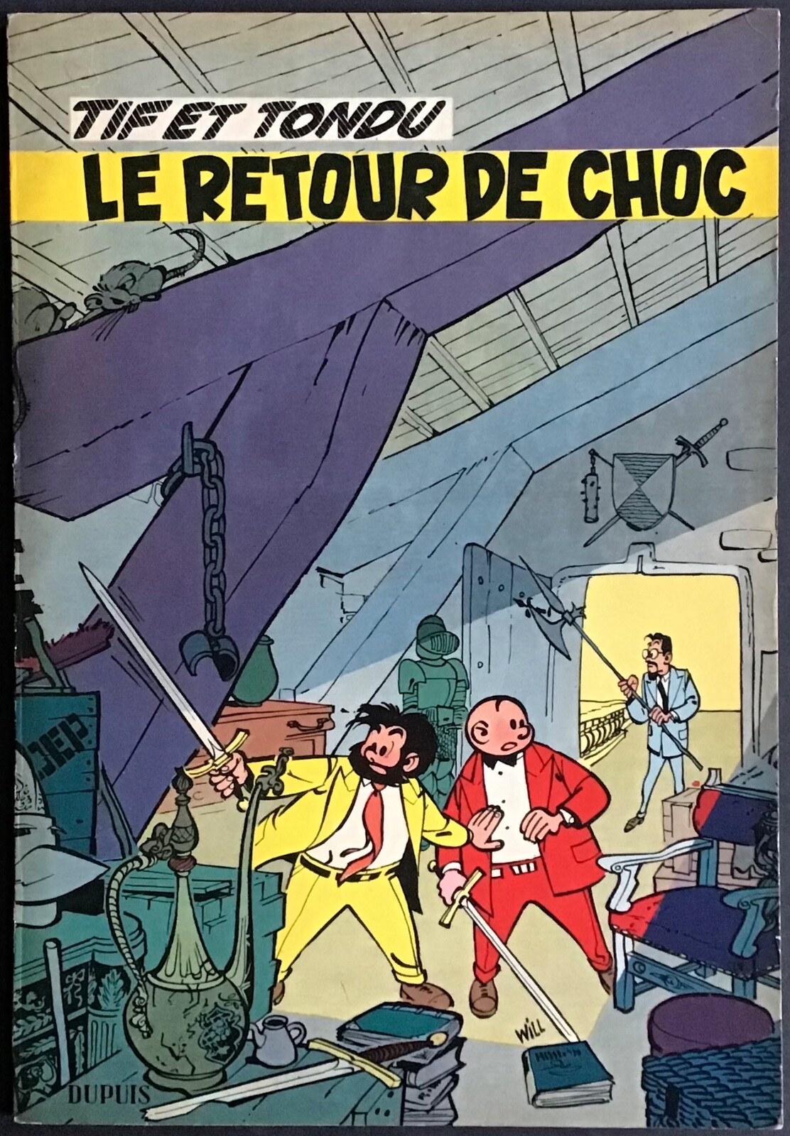 TIF ET TONDU Le Retour de Choc EO belge brochée 1958 Très bon état