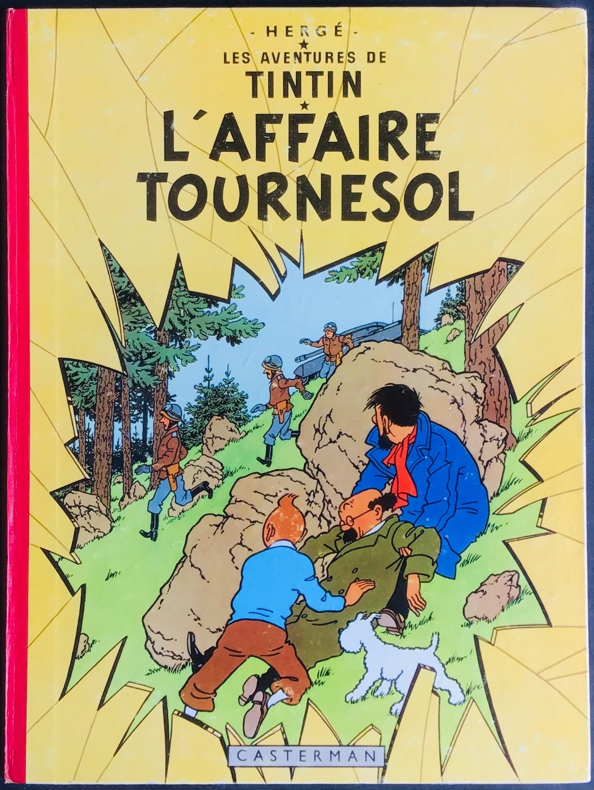 TINTIN L’Affaire Tournesol 4ème plat B20 EO belge 1956 Très bon état