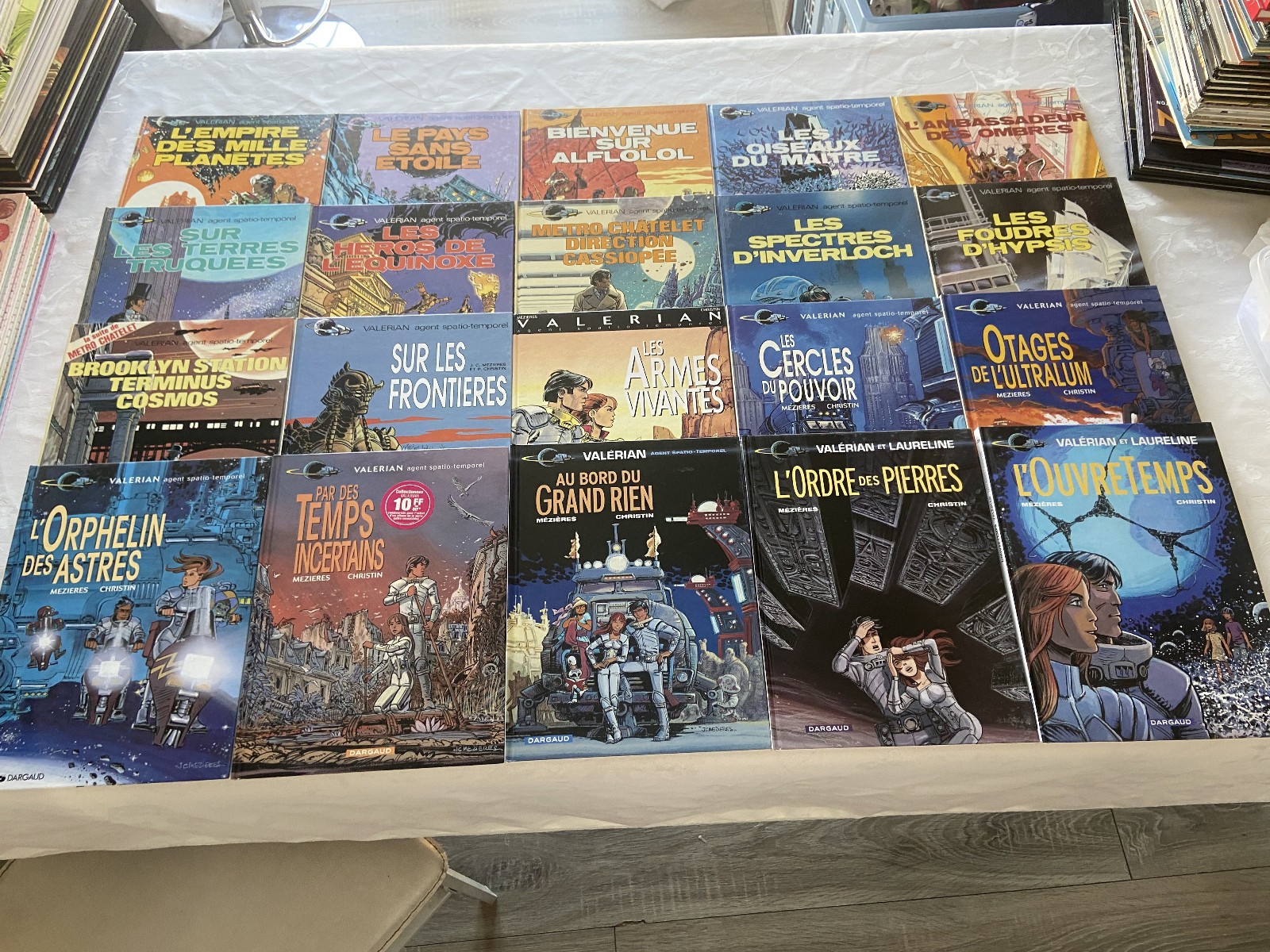 Lot de 20 BD Valerian TBE / proche du neuf dont EO