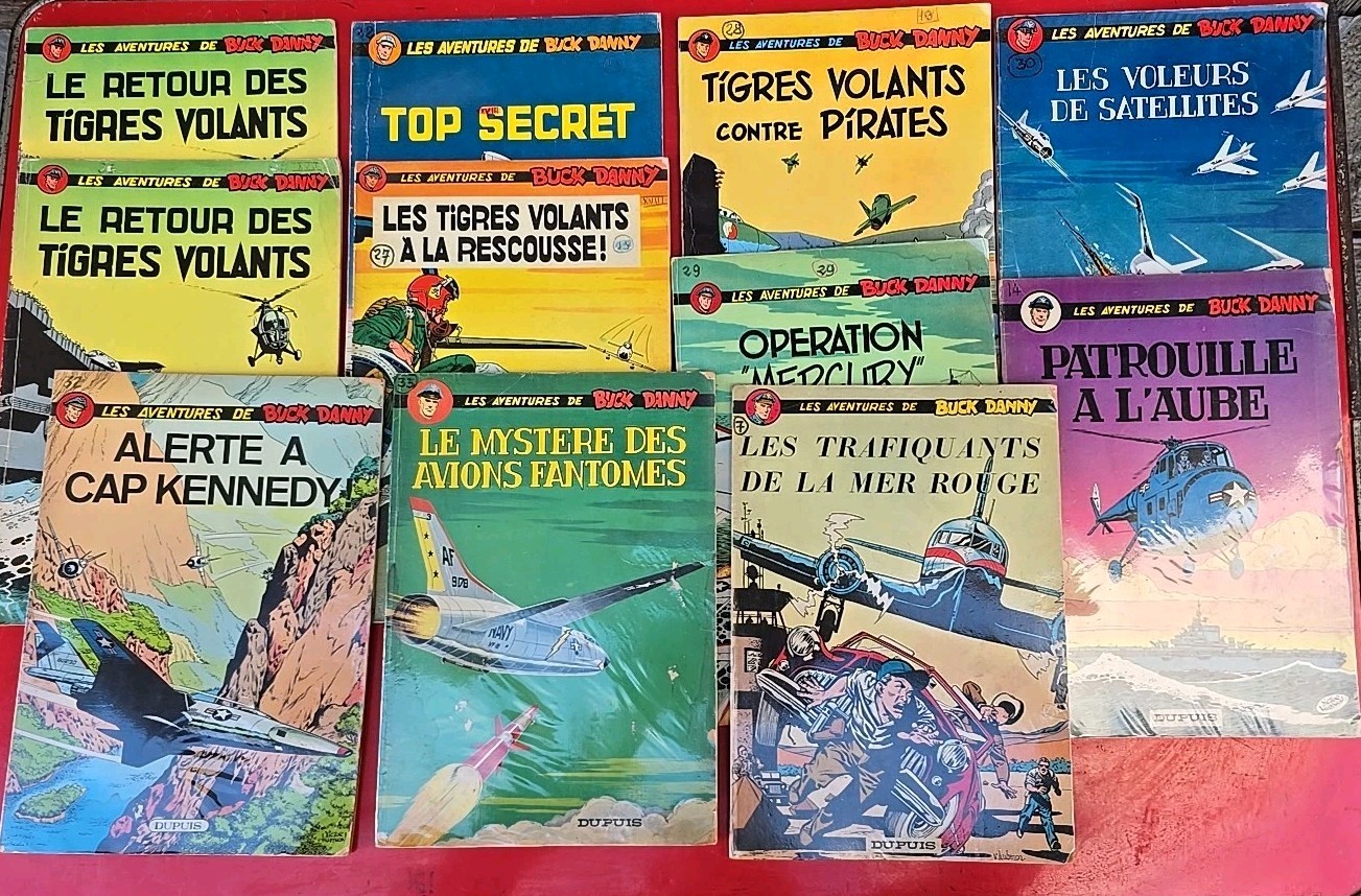 Buck Danny EO LOT de 11 ALBUMS 