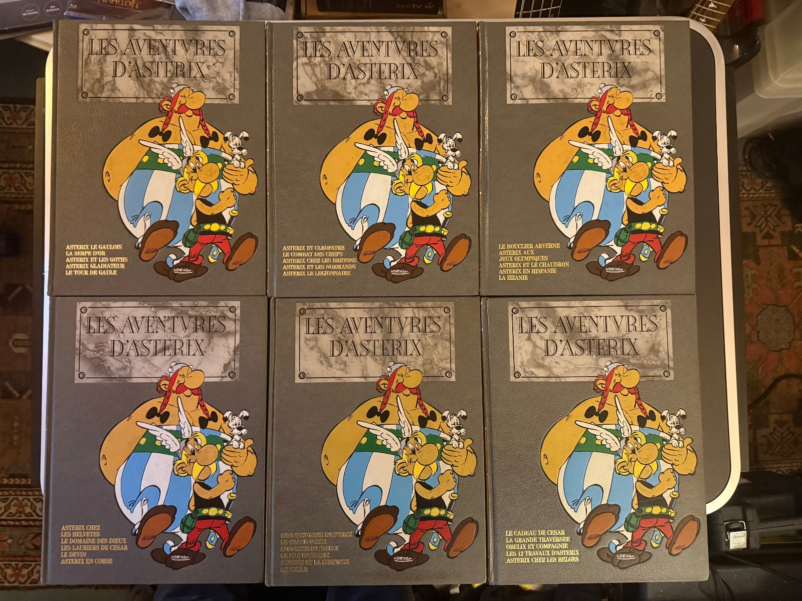 Astérix T1-T6 Intégrale 30 BD EO - Hachette - Goscinny Uderzo - TBE FR .