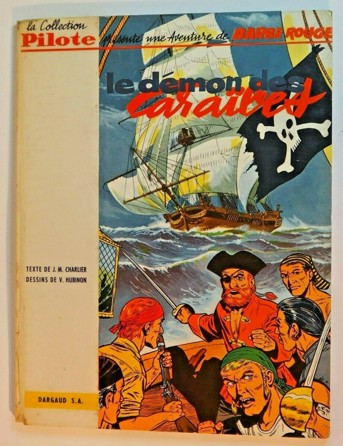 BARBE-ROUGE -1 EO- LE DEMON DES CARAÏBES DARGAUD 1961 HUBINON 
