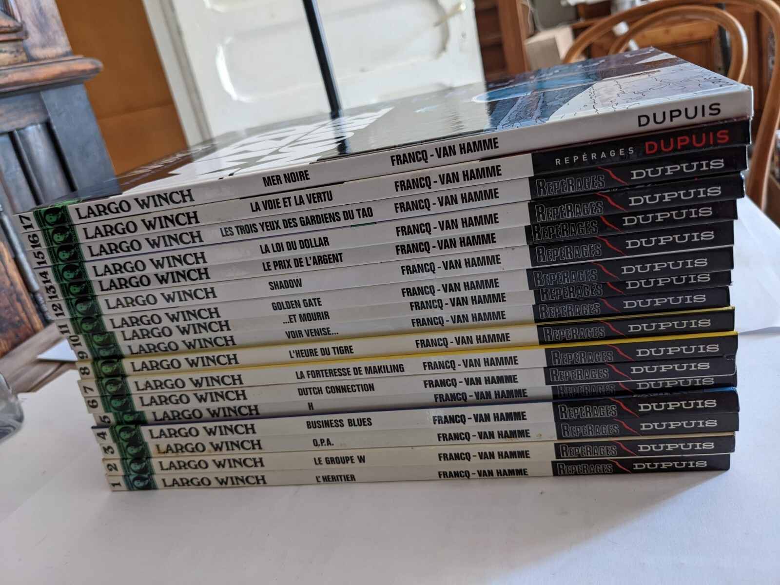 LARGO WINCH TOME 1 À 17 TOUS EN EO TBE