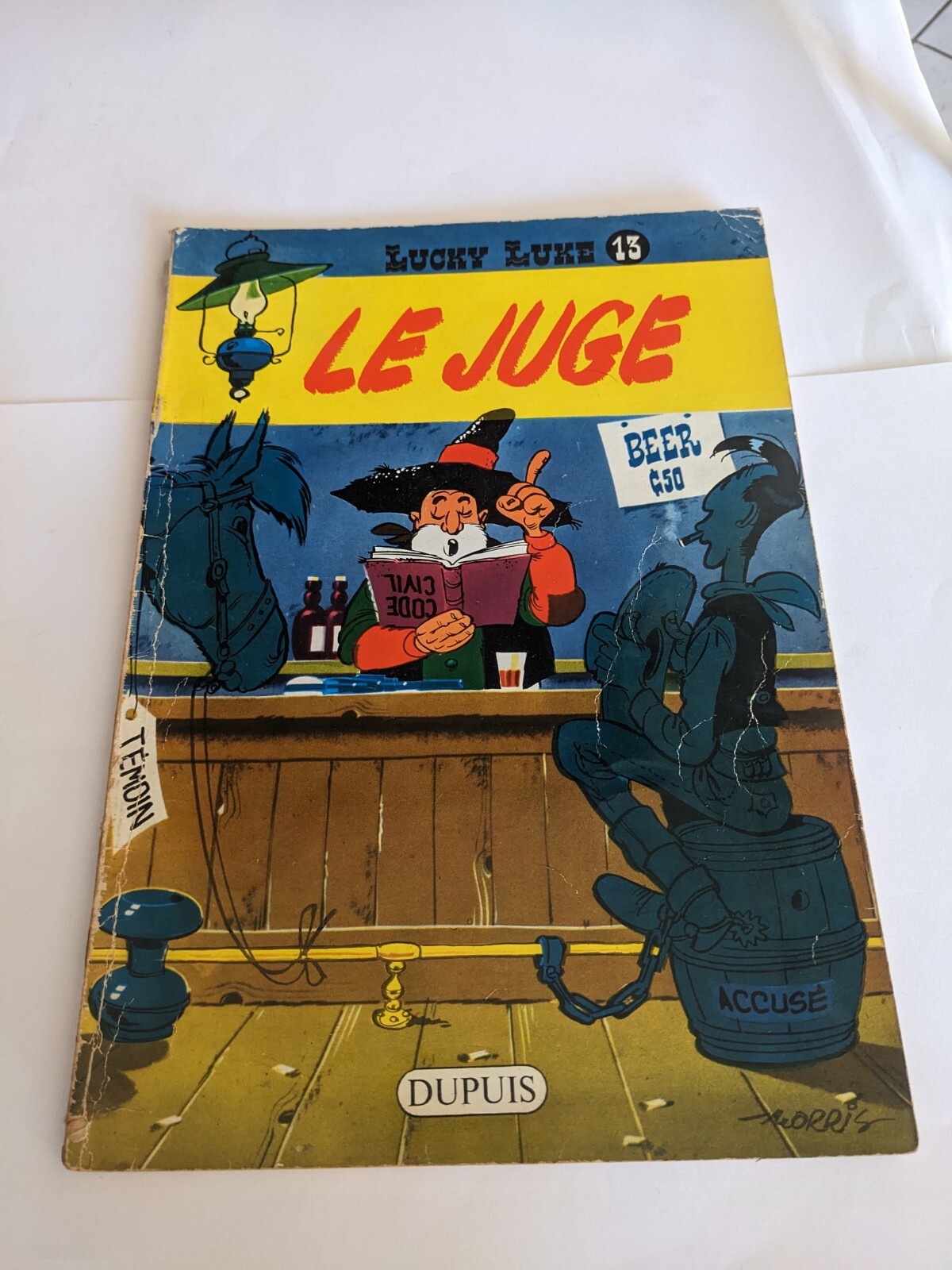 lucky luke le juge 1959 RARE	EO TBE
