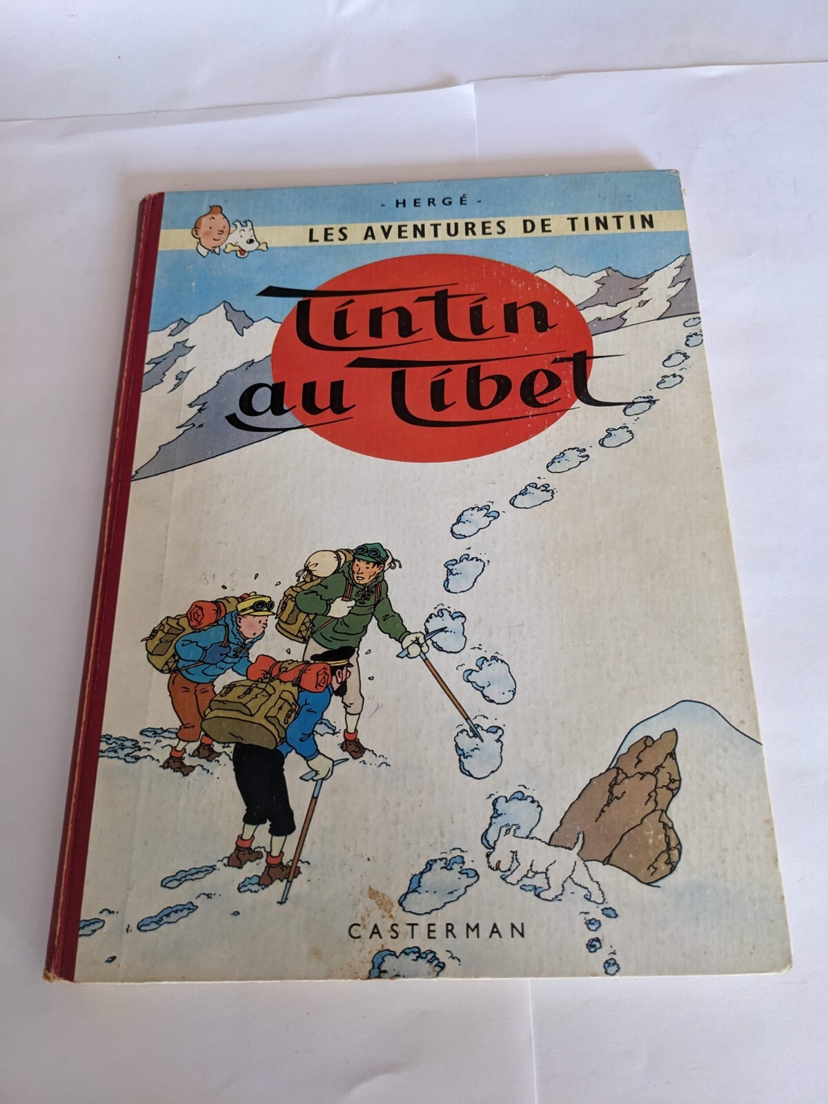 tintin au tibet b29 eo française hergé	TBE