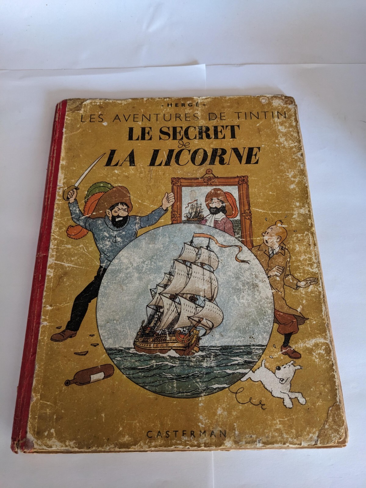 tintin le secret de la licorne A20 1943 hergé	EO BE