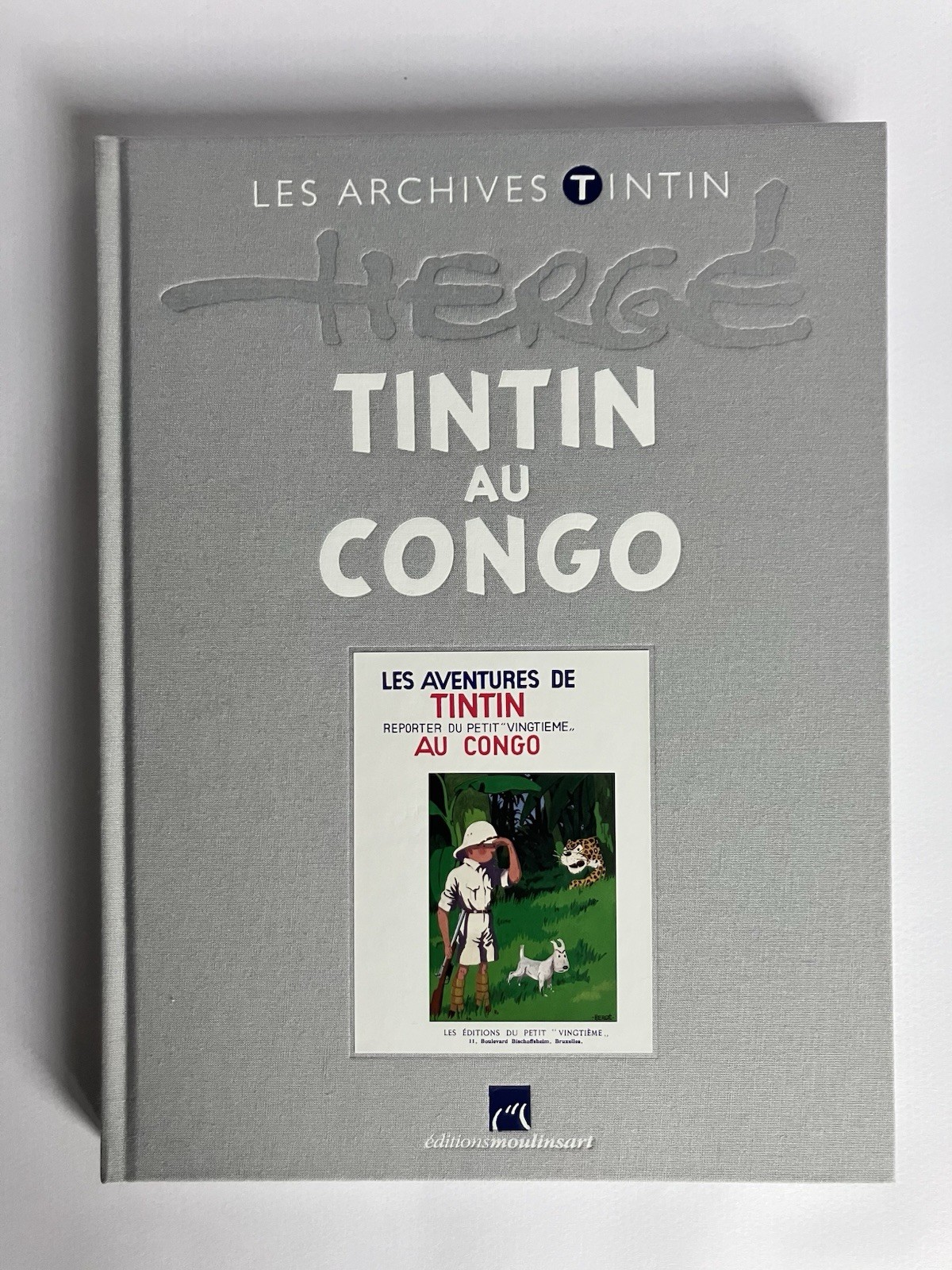RARE ALBUM EO ARCHIVES TINTIN AU CONGO NEUF NOIR &BLANC HERGÉ 2014 MOULINSART