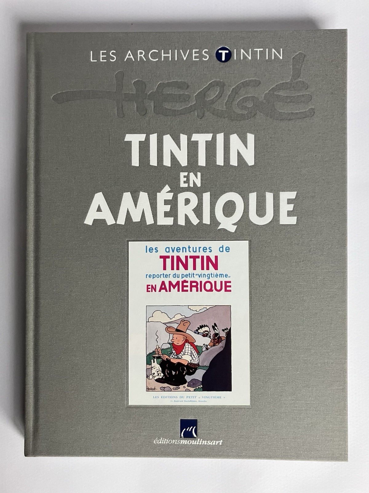 RARE ALBUM EO ARCHIVES TINTIN EN AMÉRIQUE NEUF NOIR &BLANC HERGÉ 2014 MOULINSART