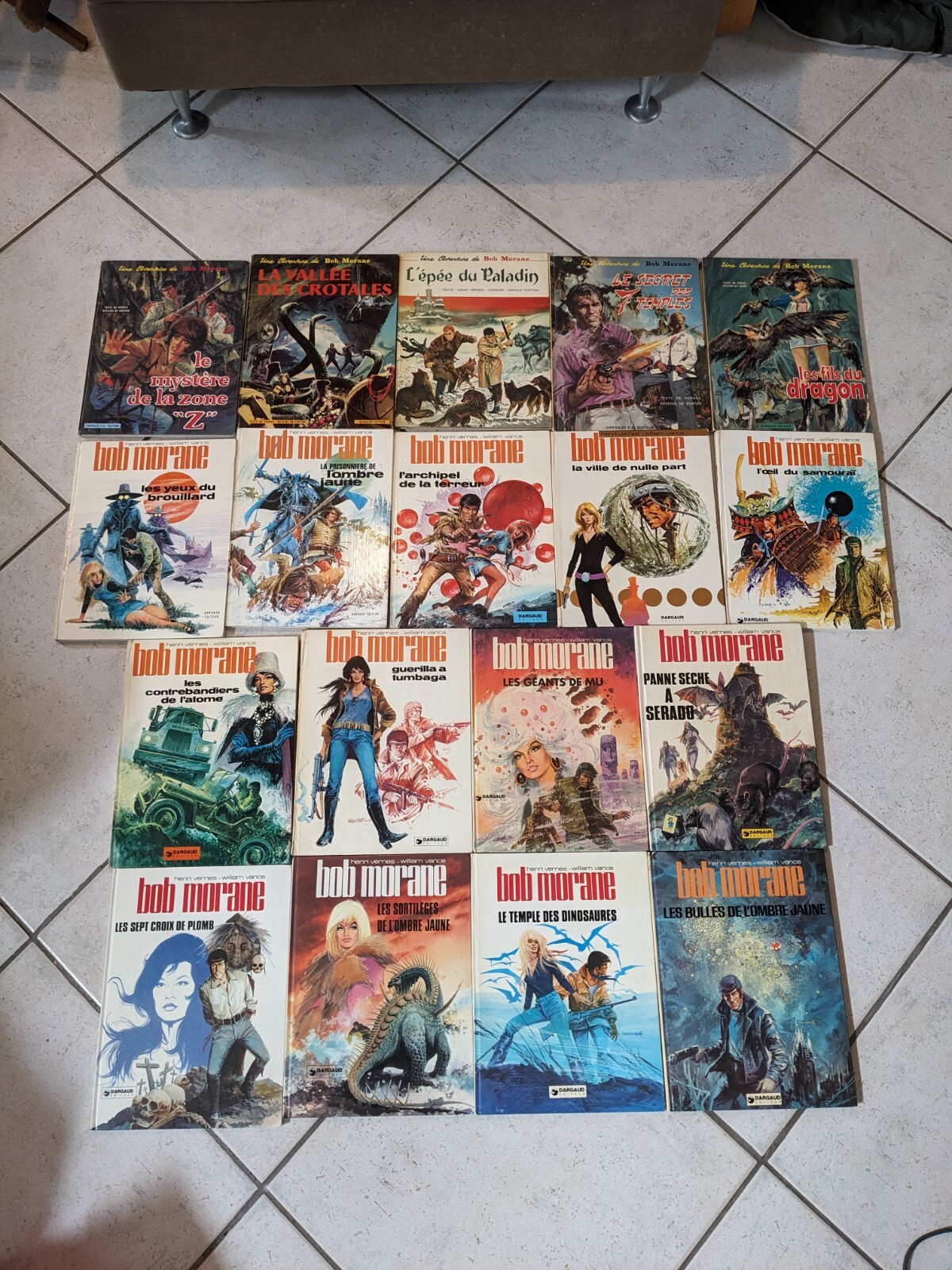 LOT DE 18 BOB MORANE BEAUCOUP EN Eo TBE