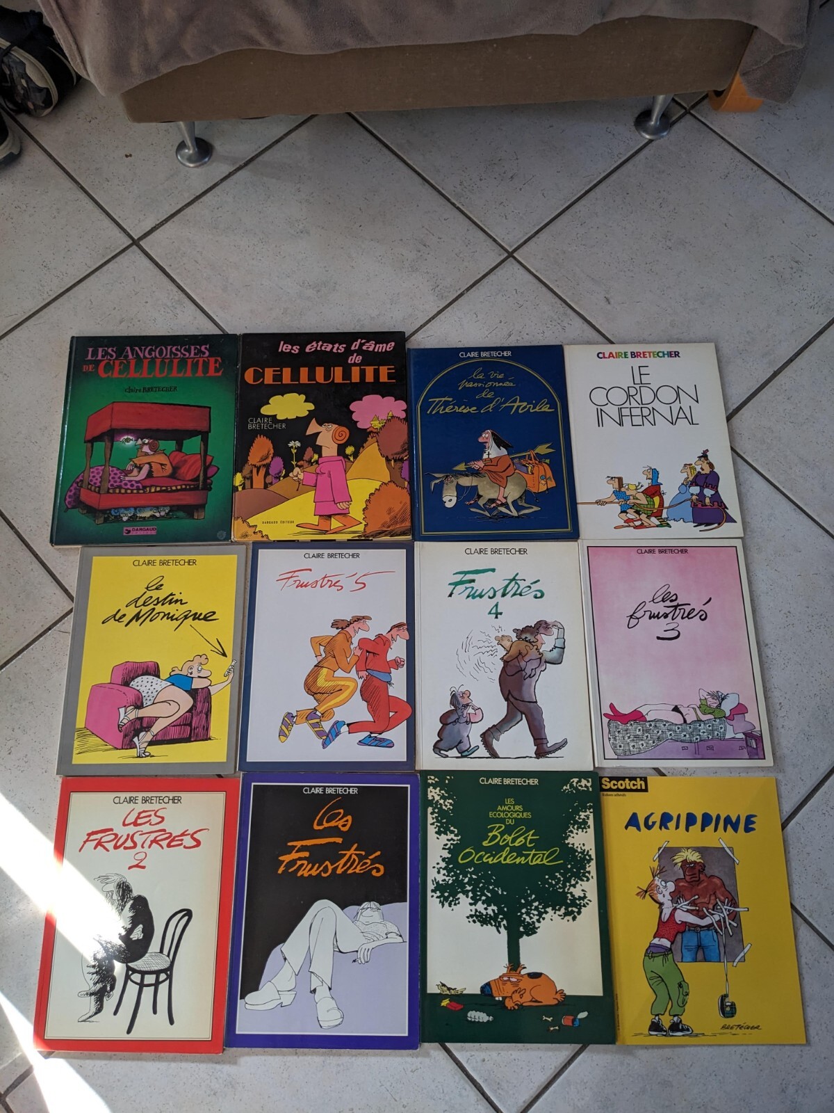 LOT de 12 BD de bretecher tous en 	EO TBE