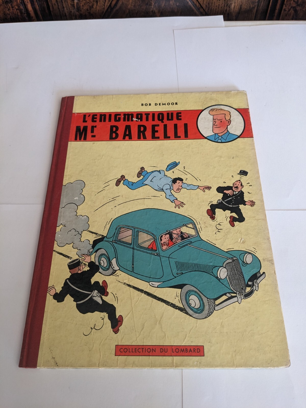 L'enigmatique mr barelli 1956 avec point tintin bob de moor	EO TBE