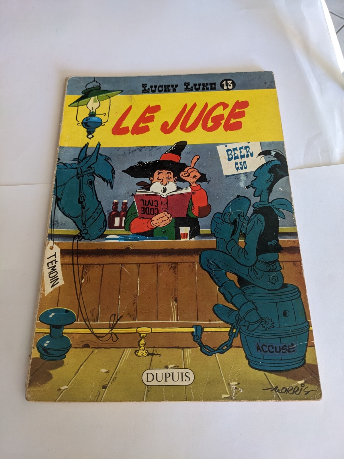 lucky luke le juge 1959 RARE	EO TBE