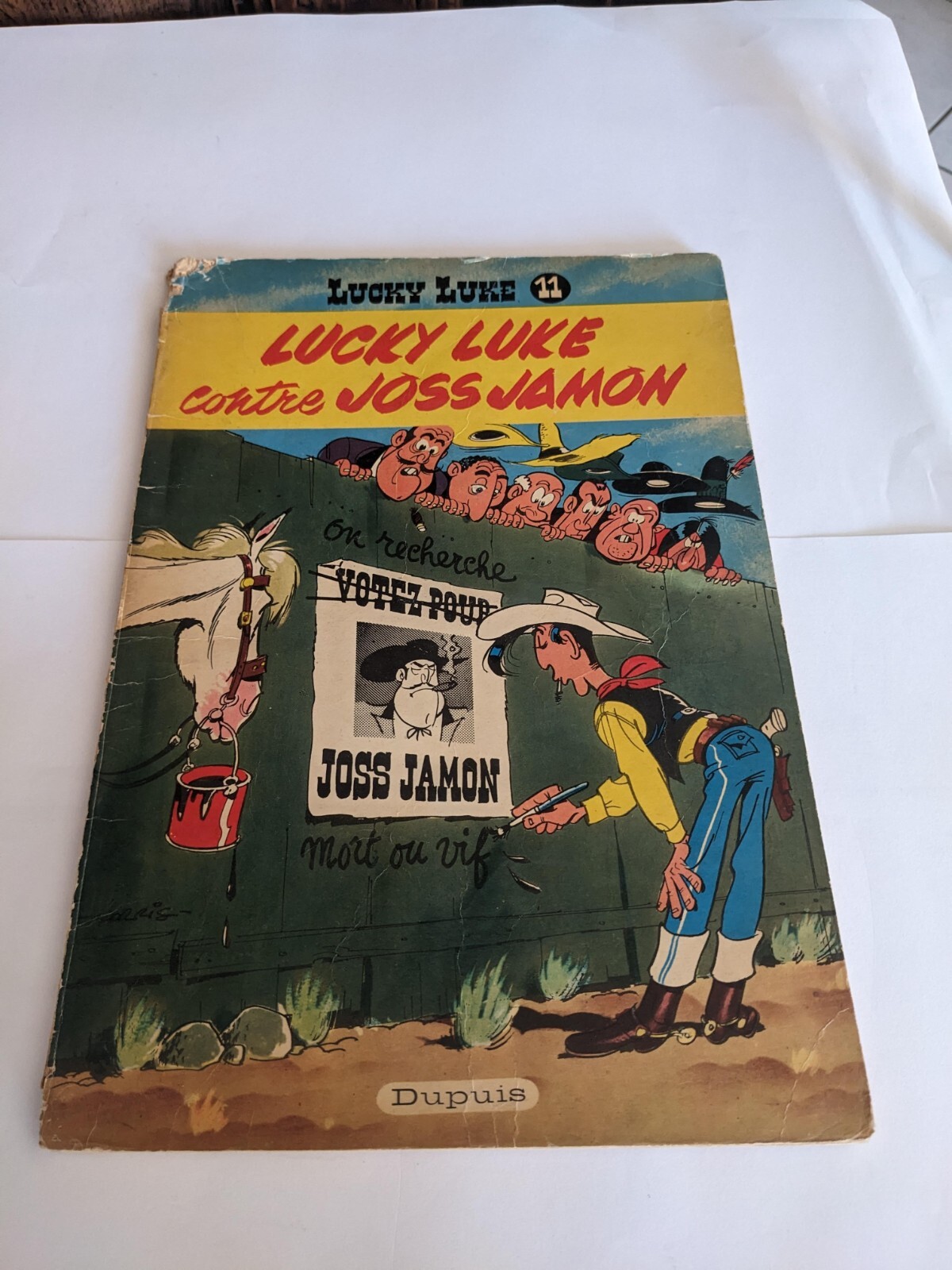 lucky luke contre joss jamon 11 francaise dos scotche RARE	EO BE