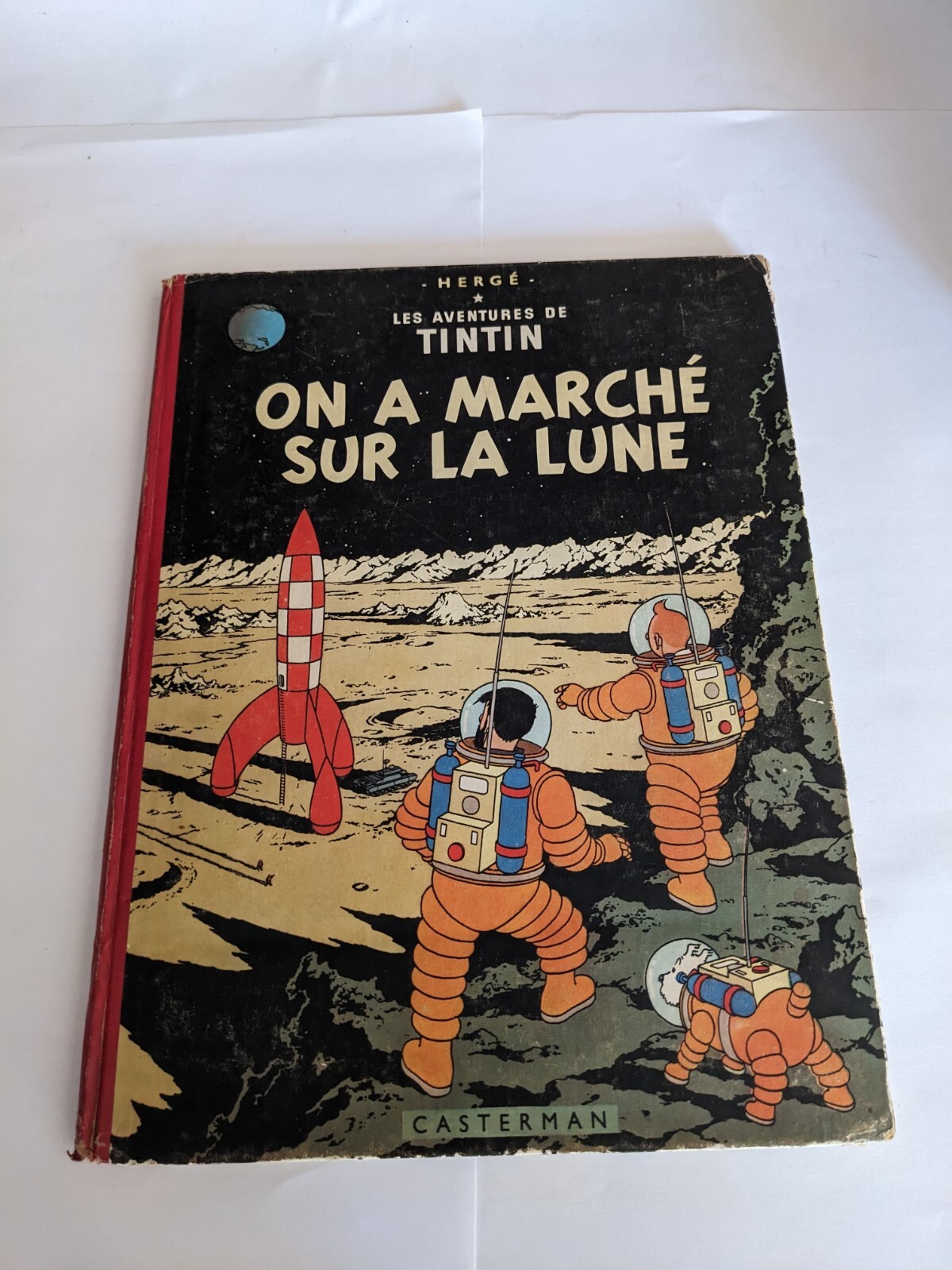 Tintin on a marché sur la lune eo belge B11 hergé	TBE