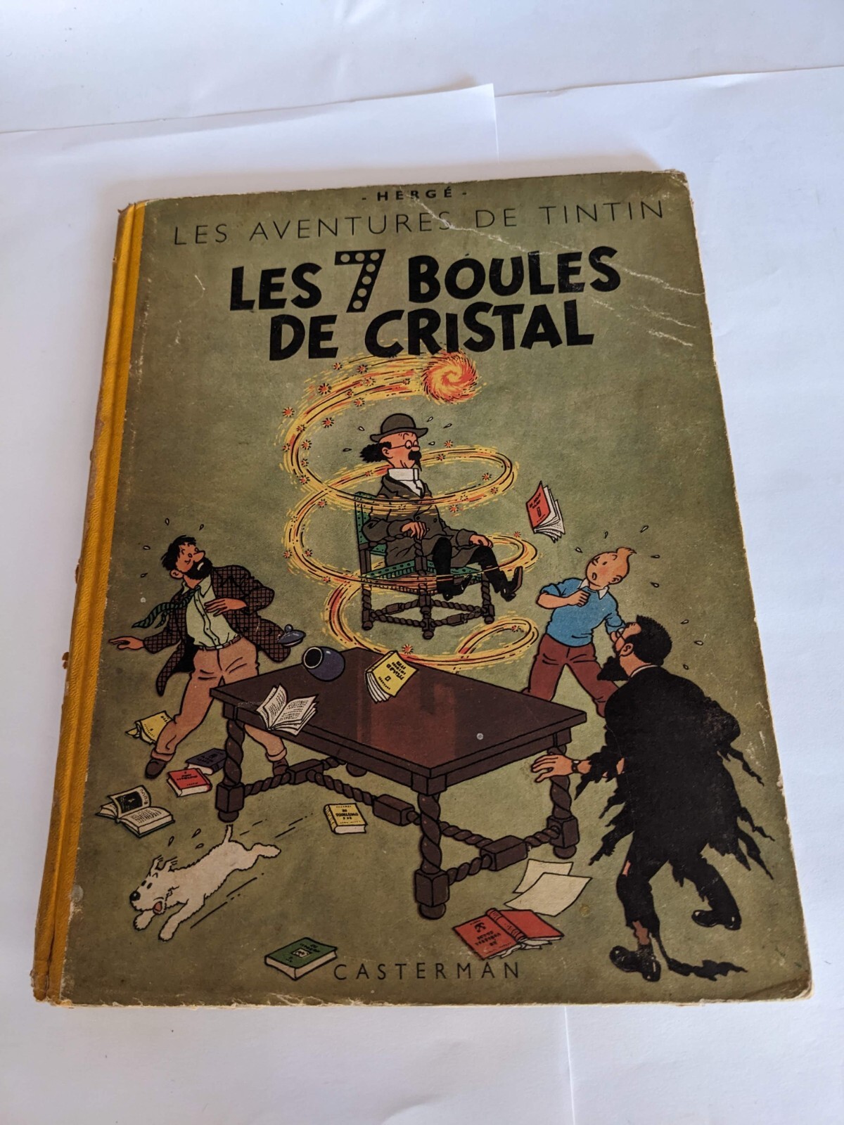 tintin les 7 boules de cristal B2 1948 hergé	EO BE