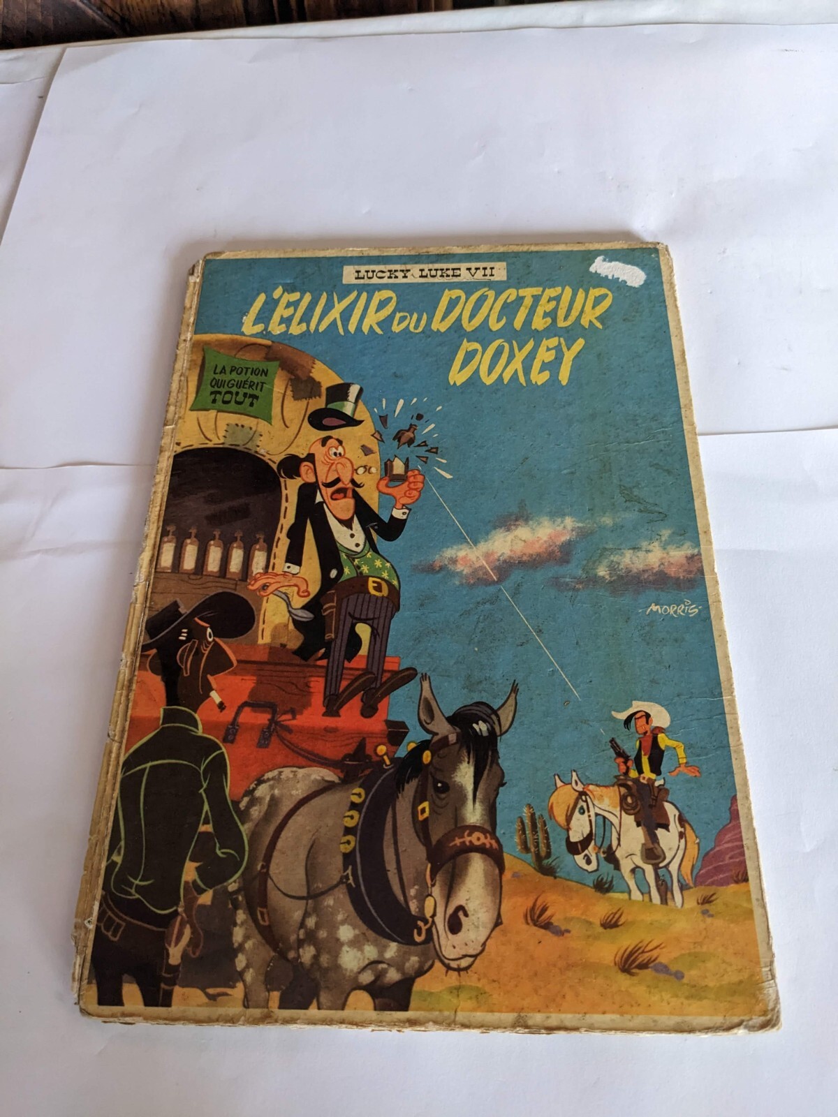 lucky luke l'elixir du docteur doxey 1955 française	EO BE