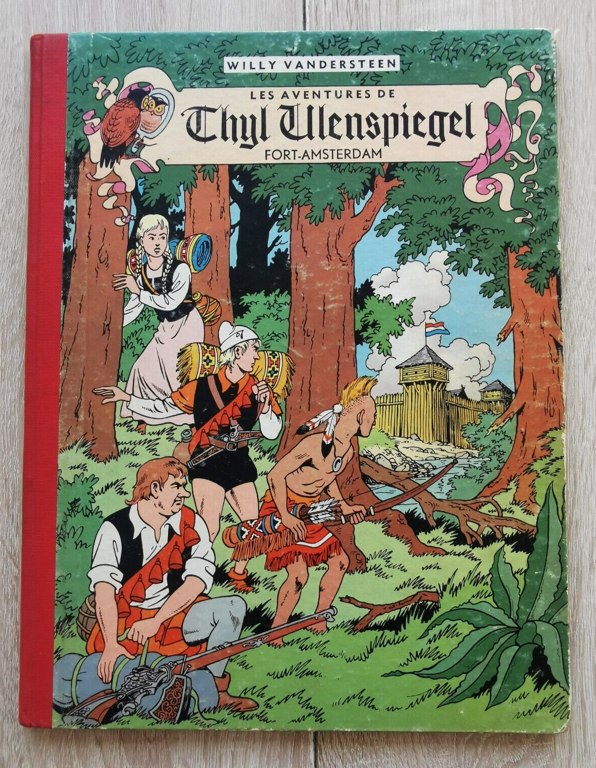 THYL ULENSPIEGEL  ** TOME 2 FORT AMSTERDAM **  EO 1955 WILLY VANDERSTEEN