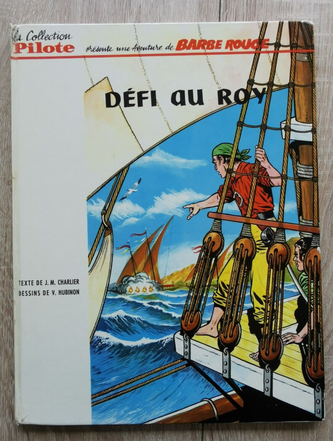 BARBE ROUGE  **TOME 4 DEFI AU ROY  ** EO PILOTE FRANCAISE 1964 HUBINON/CHARLIER