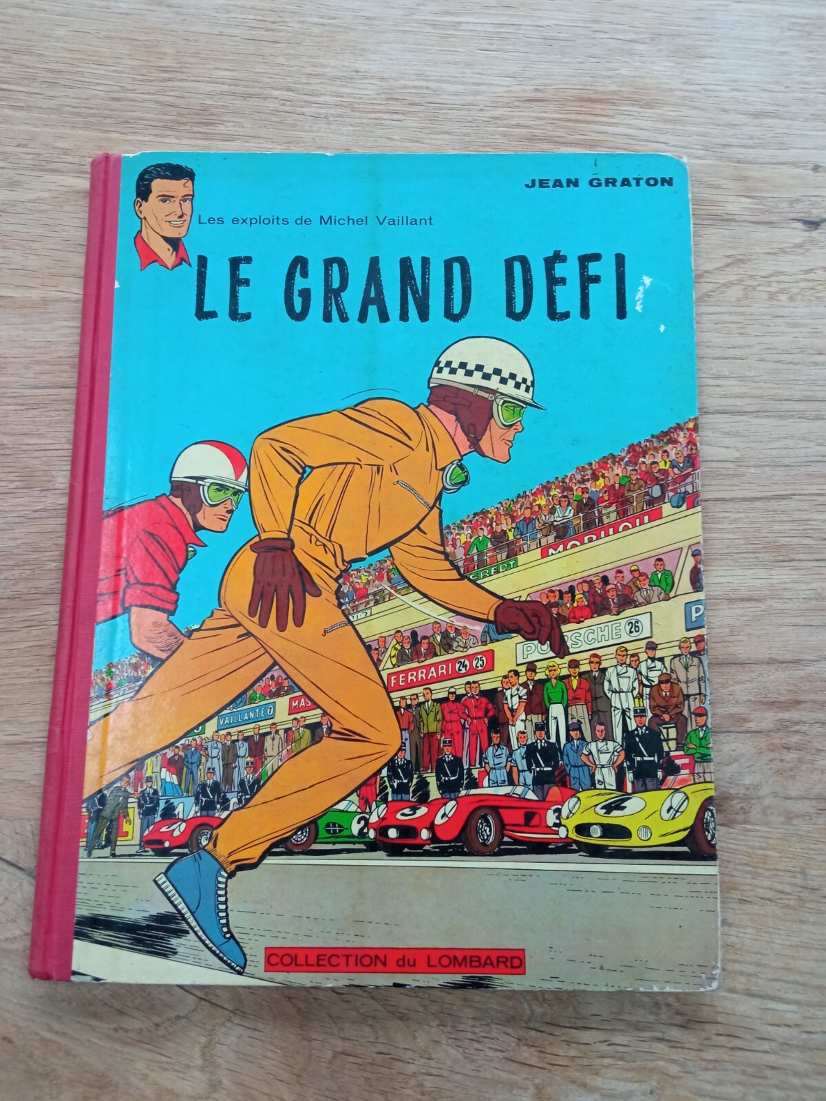 MICHEL VAILLANT-LE GRAND DEFI -EO 1959.BON ETAT GENERAL.