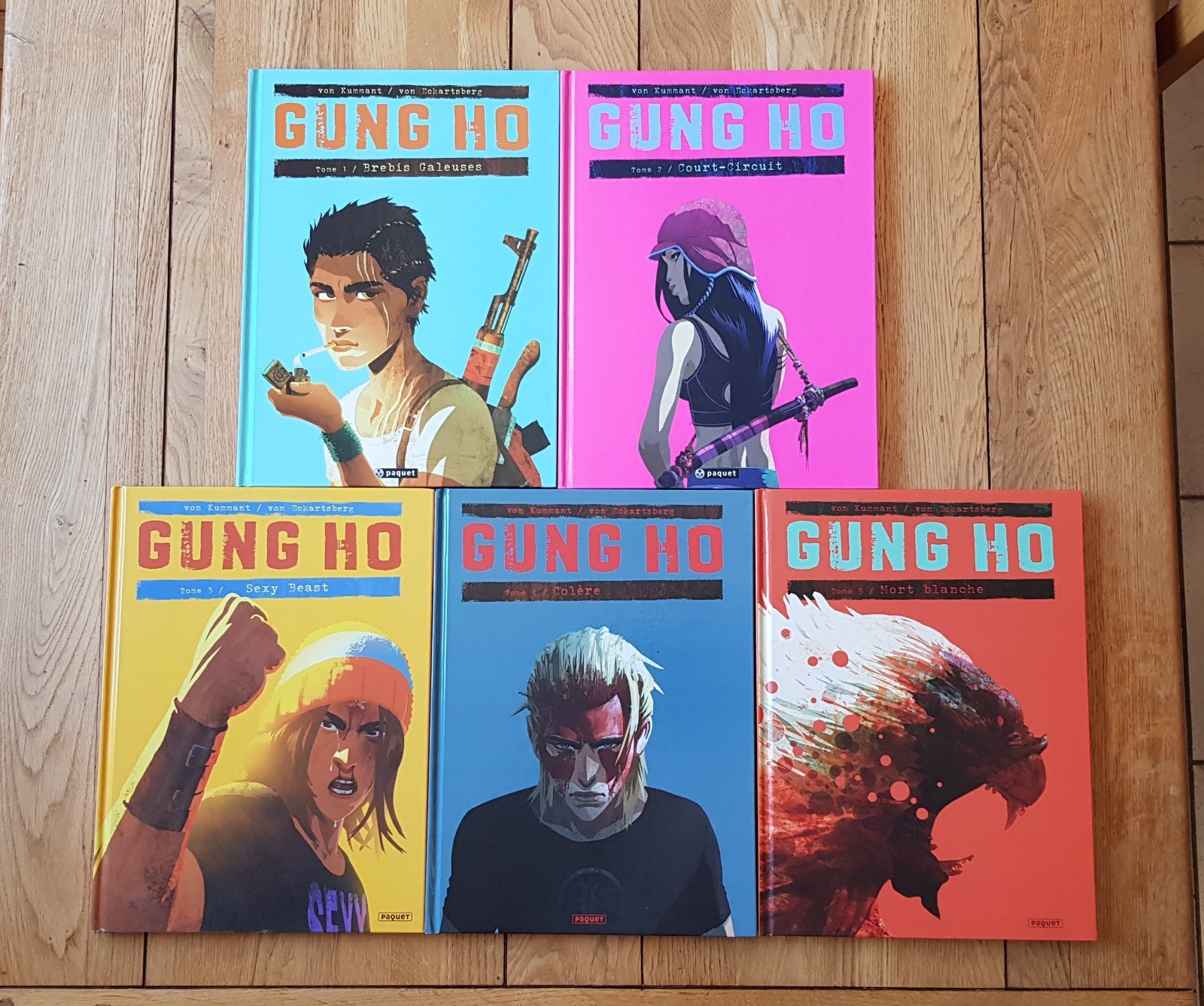 Intégrale 100% EO - GUNG HO - Von Kummant, Von Eckartberg - 5 albums - Neuf
