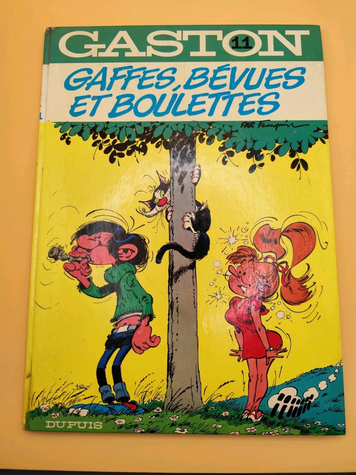 Gaston - Gaffes, Bévues et boulettes - N°11 de 1973 Dos Rond EO Par Franquin 