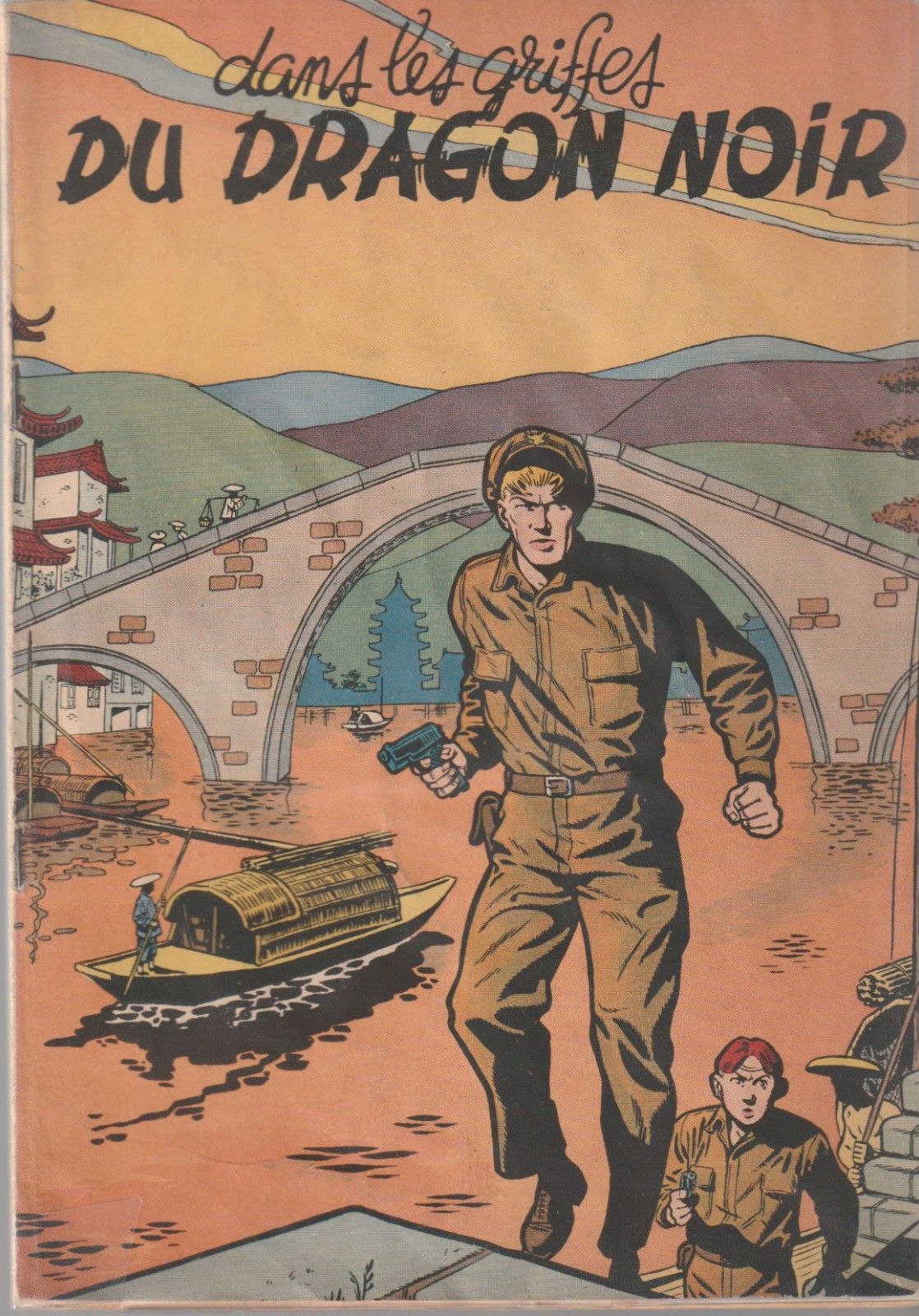 BUCK DANNY: DANS LES GRIFFES DU DRAGON NOIR - EO 1951 - cote 300€- TBE